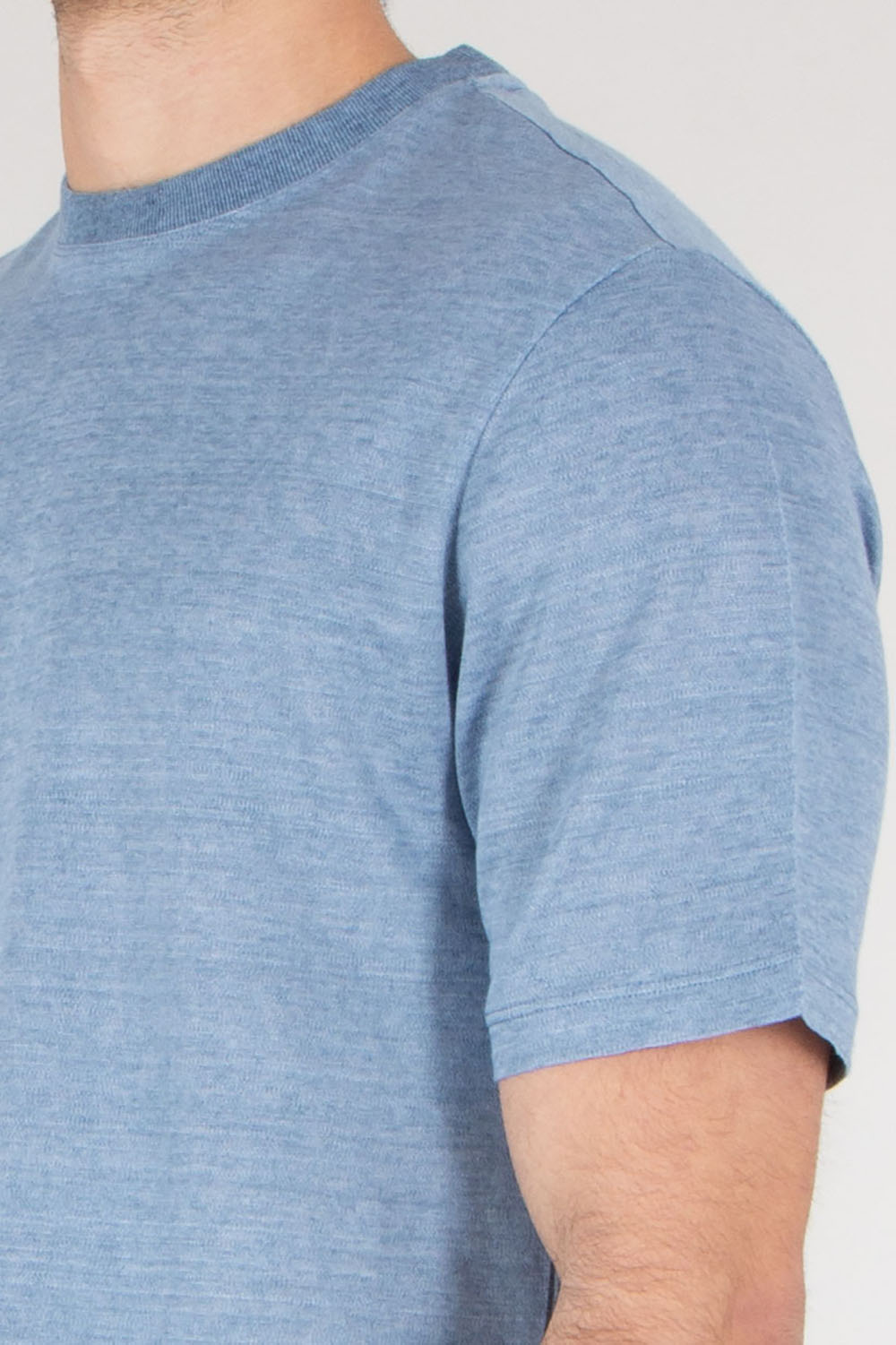 AGNONA Regular Fit Embroidered Linen Jersey T-Shirt