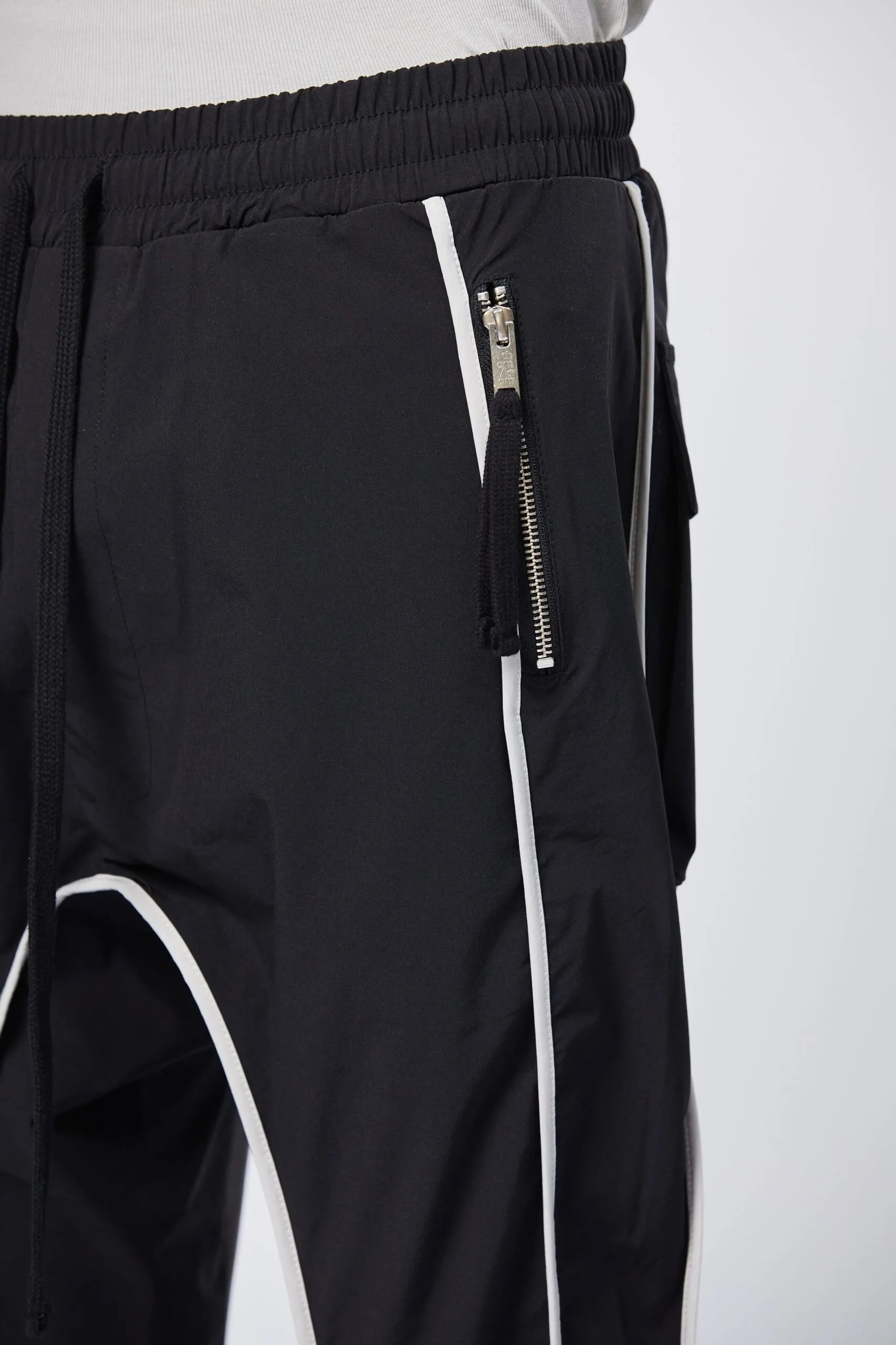 THOM KROM Drop Crotch Nylon Stretch Pants THOM KROM Drop Crotch Nylon Stretch Pants