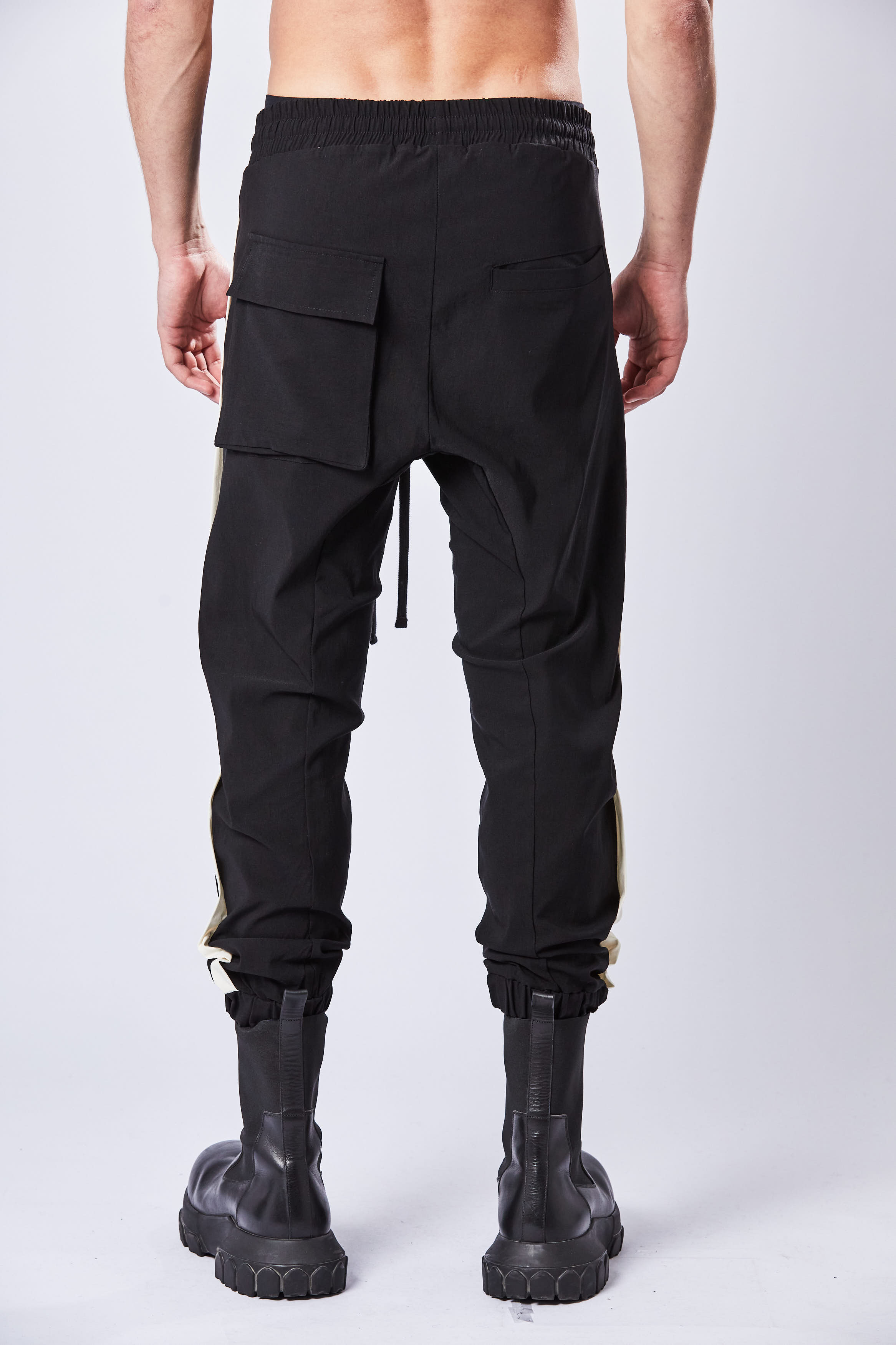 THOM KROM Stretch Fabric Drop Crotch Pants THOM KROM Stretch Fabric Drop Crotch Pants