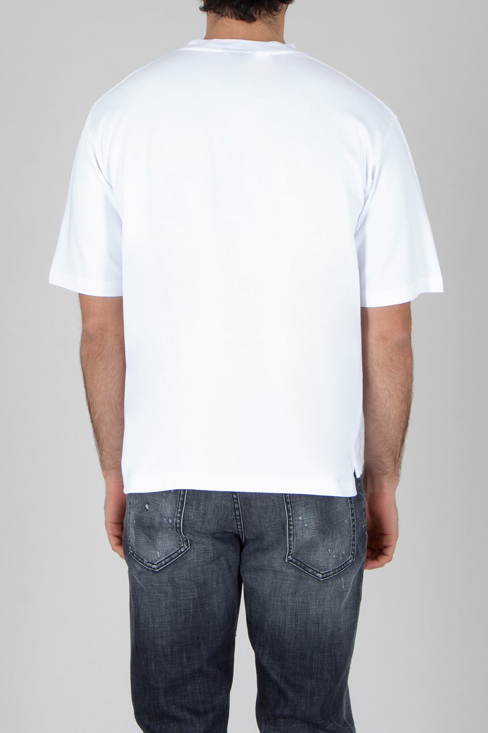 T-shirt, Jeans, Hemd, Mann, Person