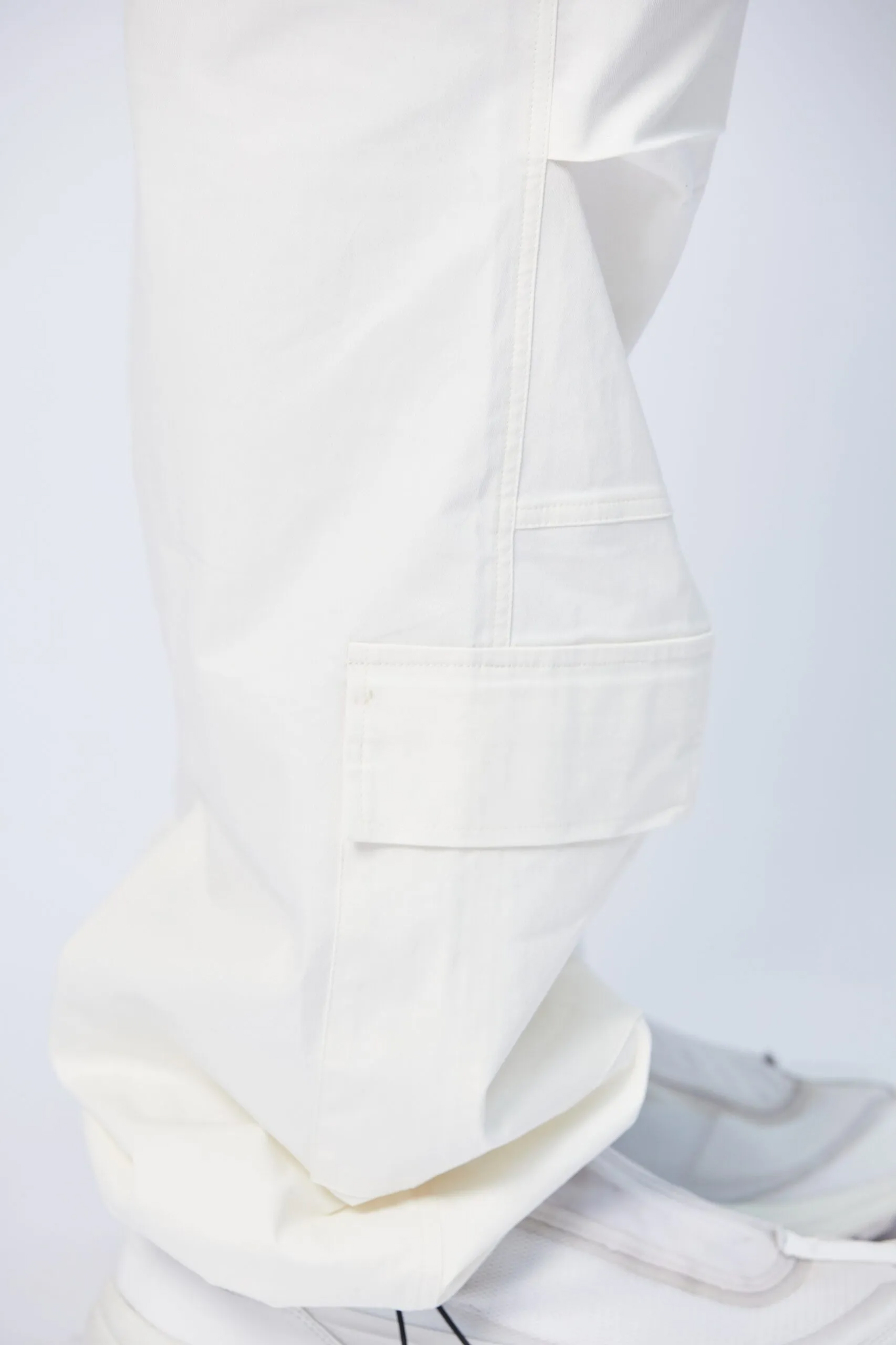 THOM KROM Drop Crotch Cotton Stretch Pants THOM KROM Drop Crotch Cotton Stretch Pants