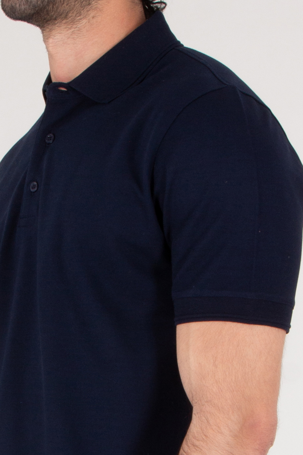 CANALI Regular Fit Textured Cotton Polo Shirt