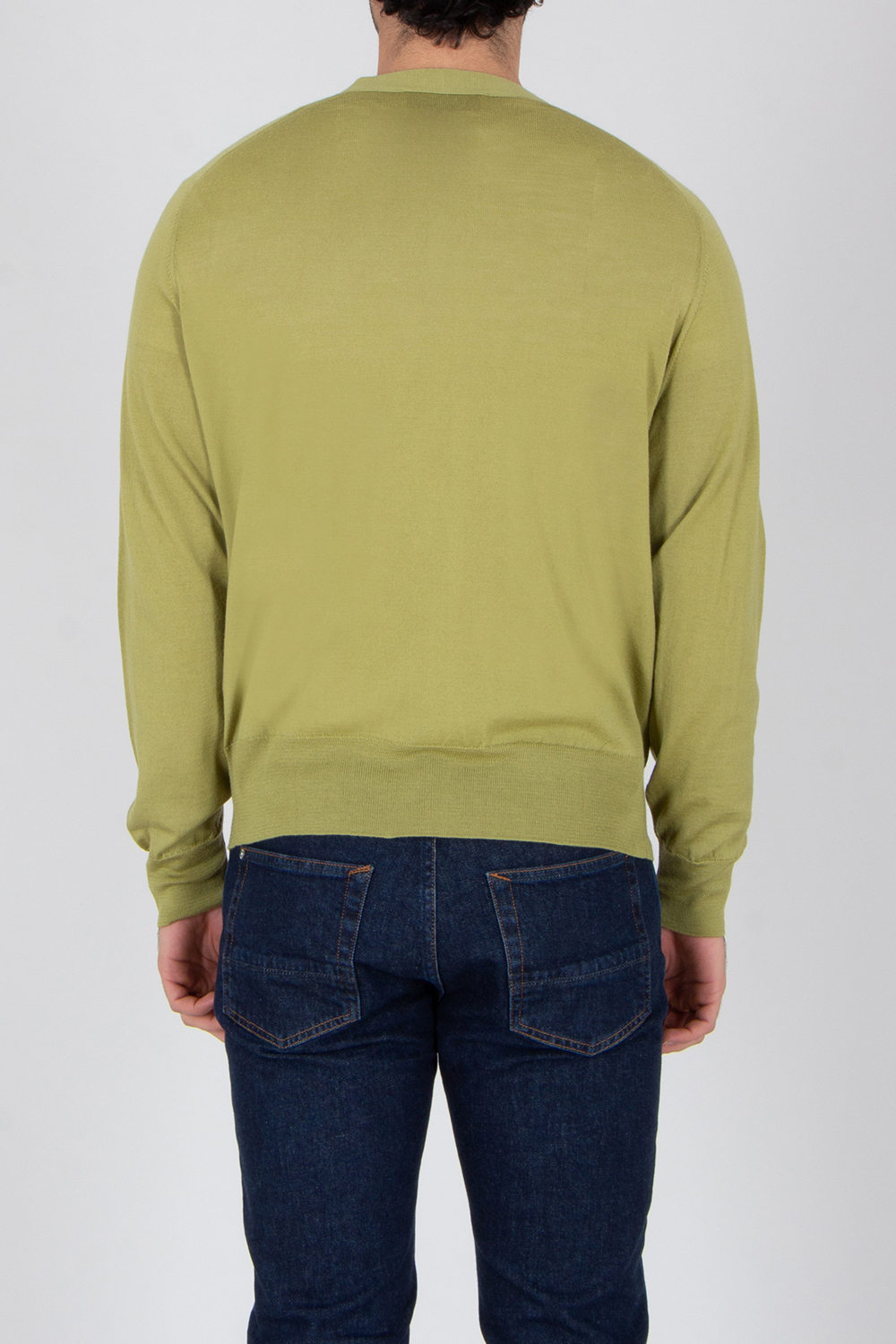 AMI PARIS Regular Fit Ami De Coeur Extra Fine Wool Cardigan