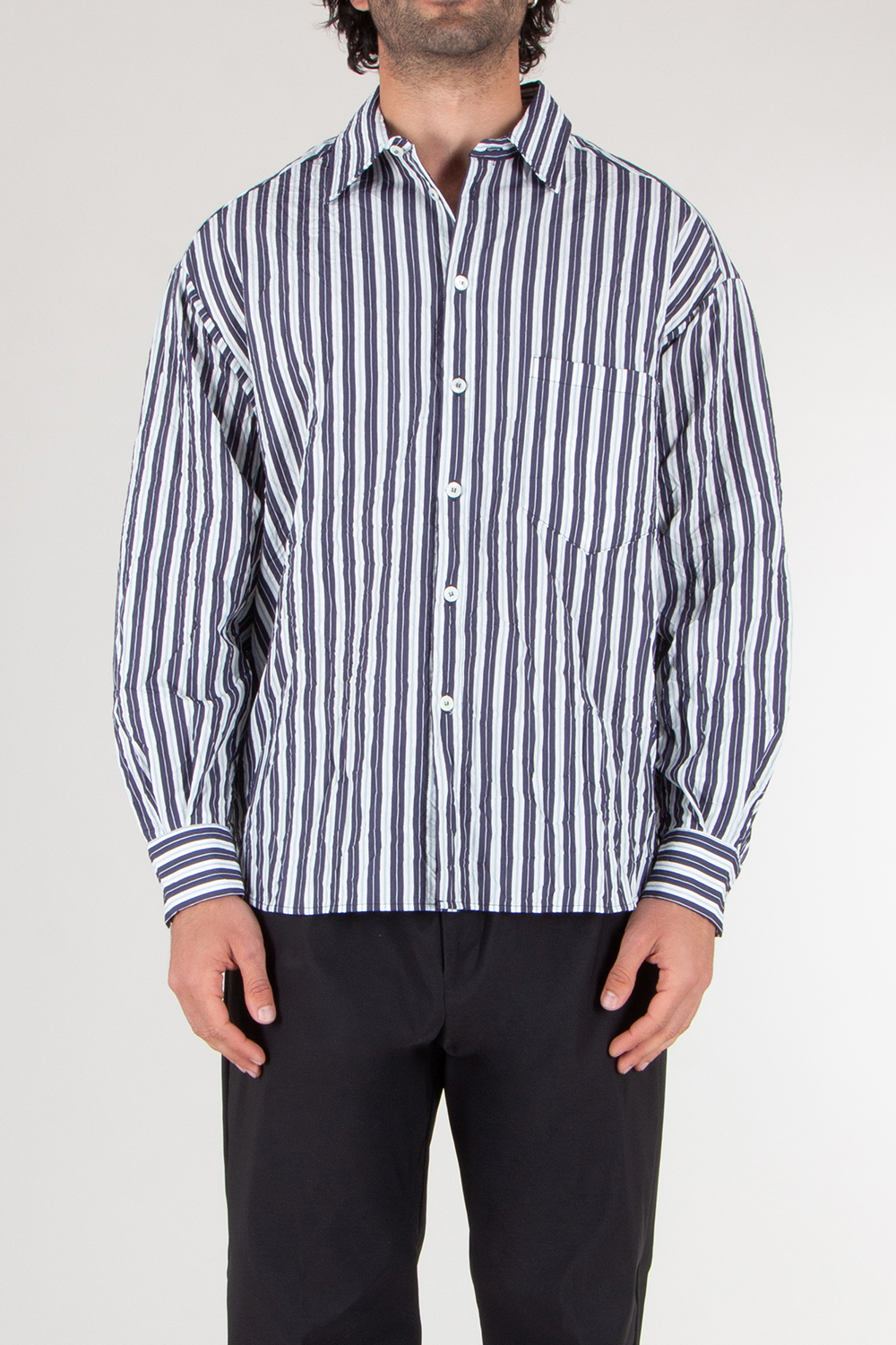 ROBERTO COLLINA  Oversized Crinkled Shirt
