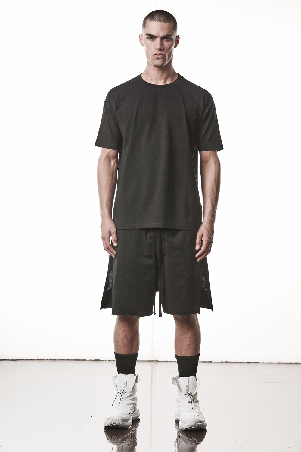 Kurze Hose, Rock, T-shirt, Mann, Person