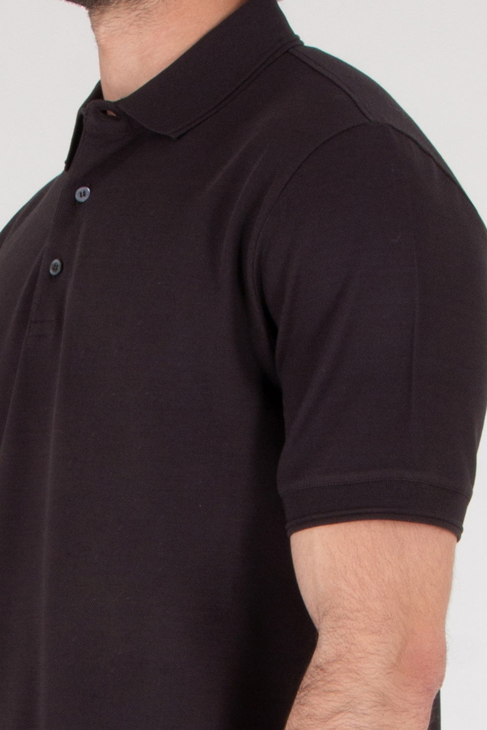 CANALI Regular Fit Textured Cotton Polo Shirt