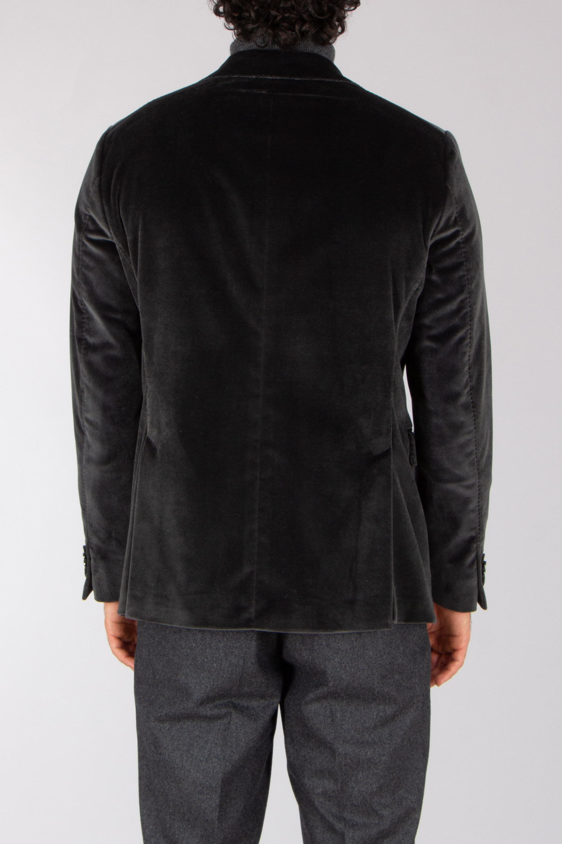 DRESSLER Regular Fit Cotton Stretch Velvet Jacket Sean Mantel, Jacke, Erwachsener, Mann, Person