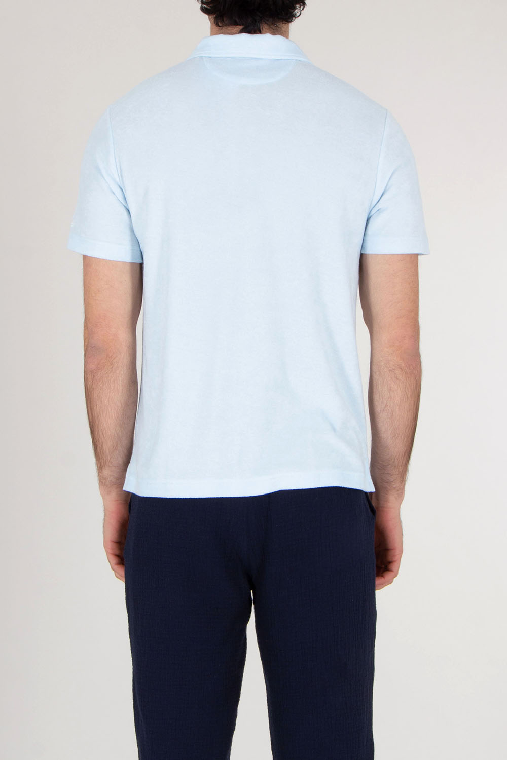 MC 2 SAINT BARTH Regular Fit Lyocell-Cotton Terry Polo Shirt Jeremy