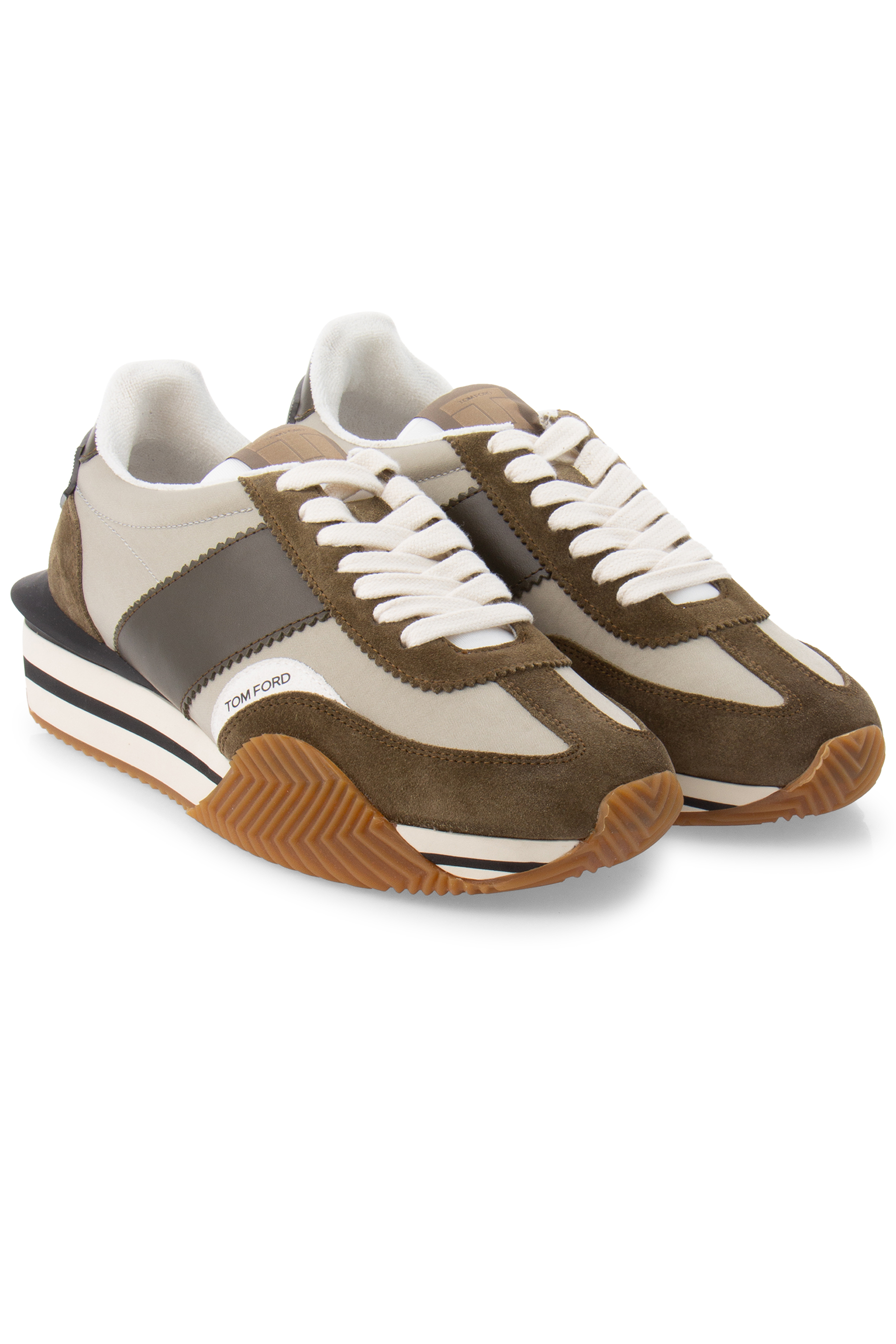 TOM FORD Paneled Nylon & Suede Sneakers James TOM FORD Paneled Nylon & Suede Sneakers James