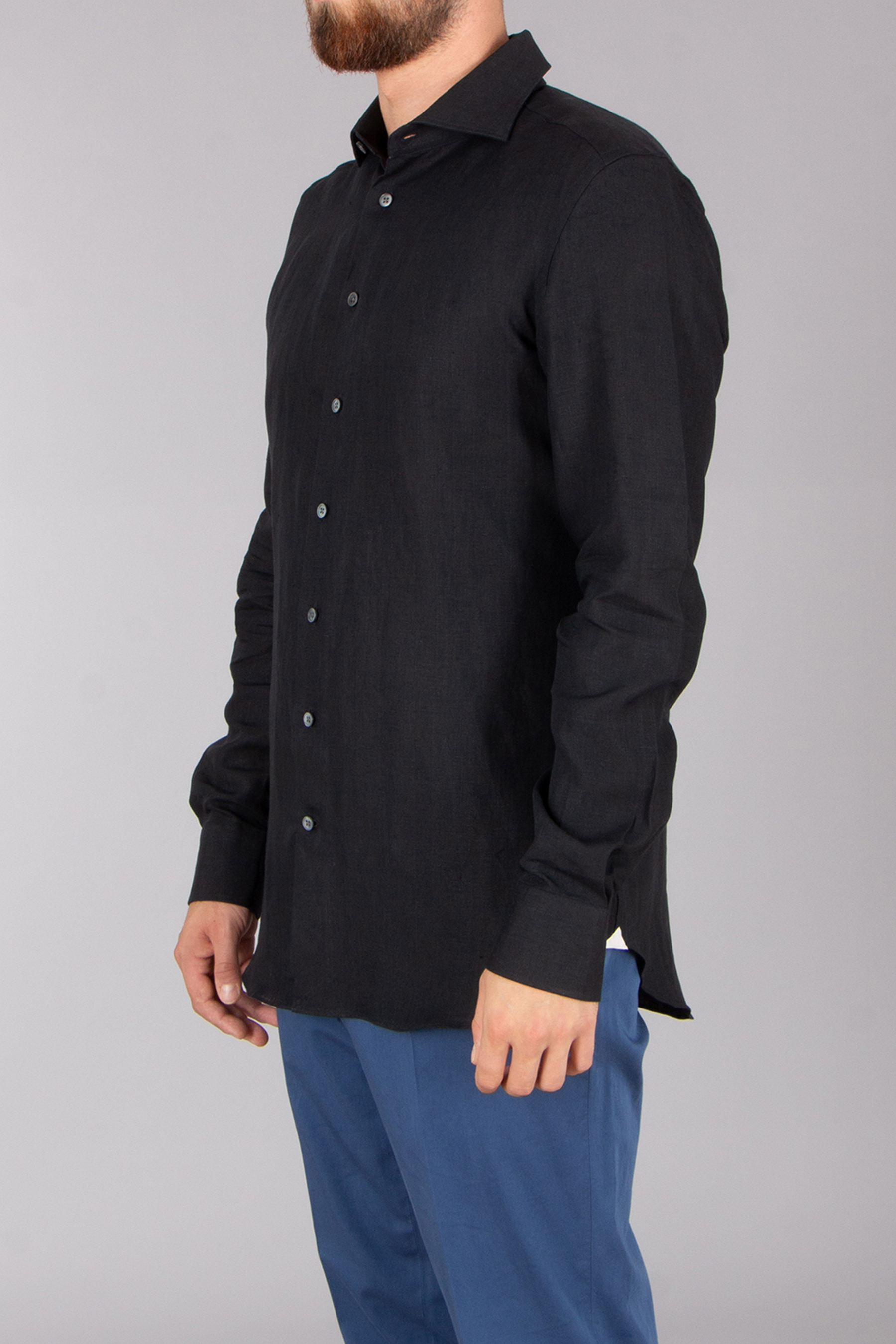 EMANUELE MAFFEIS Regular Fit Linen Shirt Eduardo Vaduz EMANUELE MAFFEIS Regular Fit Linen Shirt Eduardo Vaduz