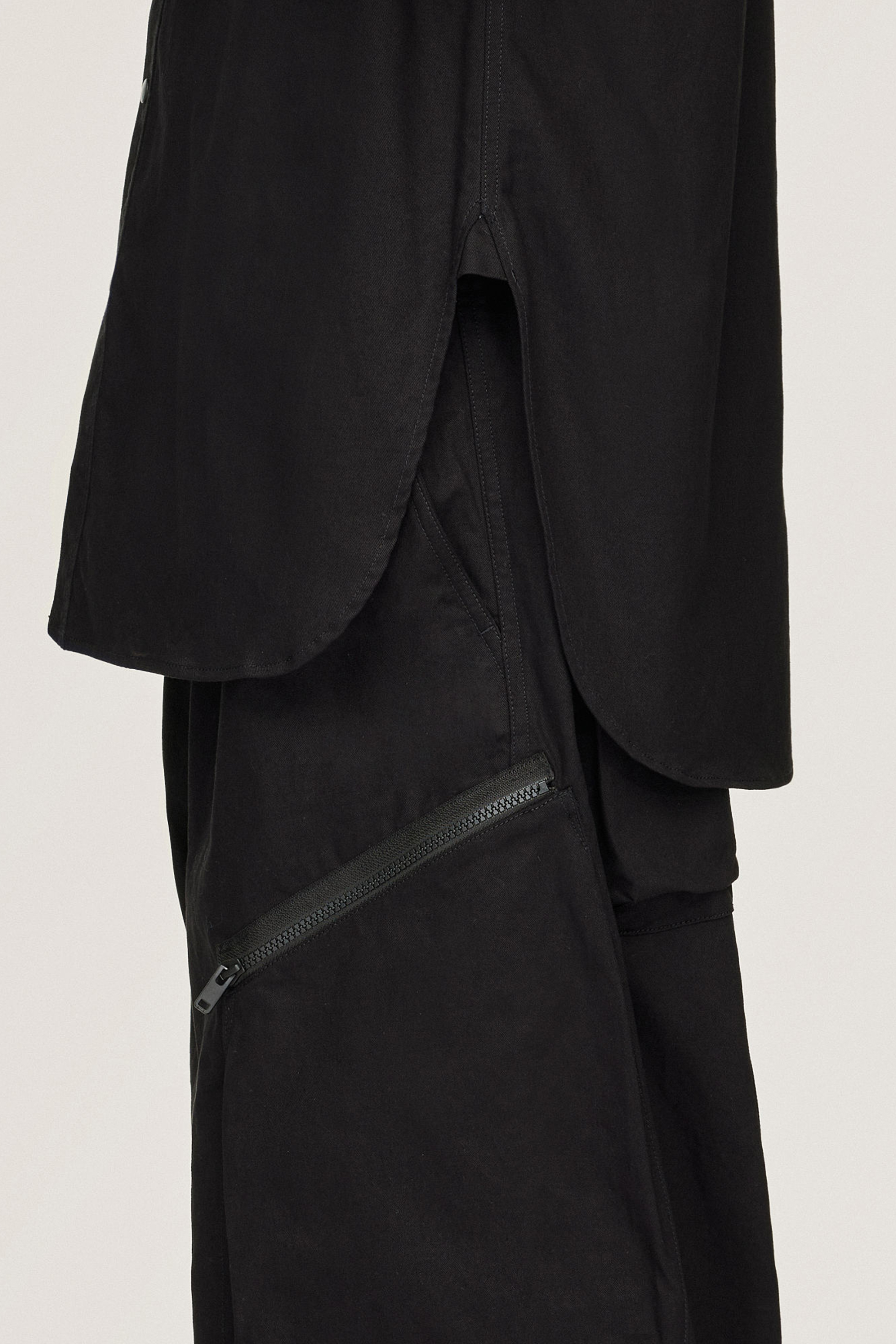 Y-3 Loose Fit Cotton-Hemp Twill Cargo Pants Bekleidung, Mantel, Modisch, Robe
