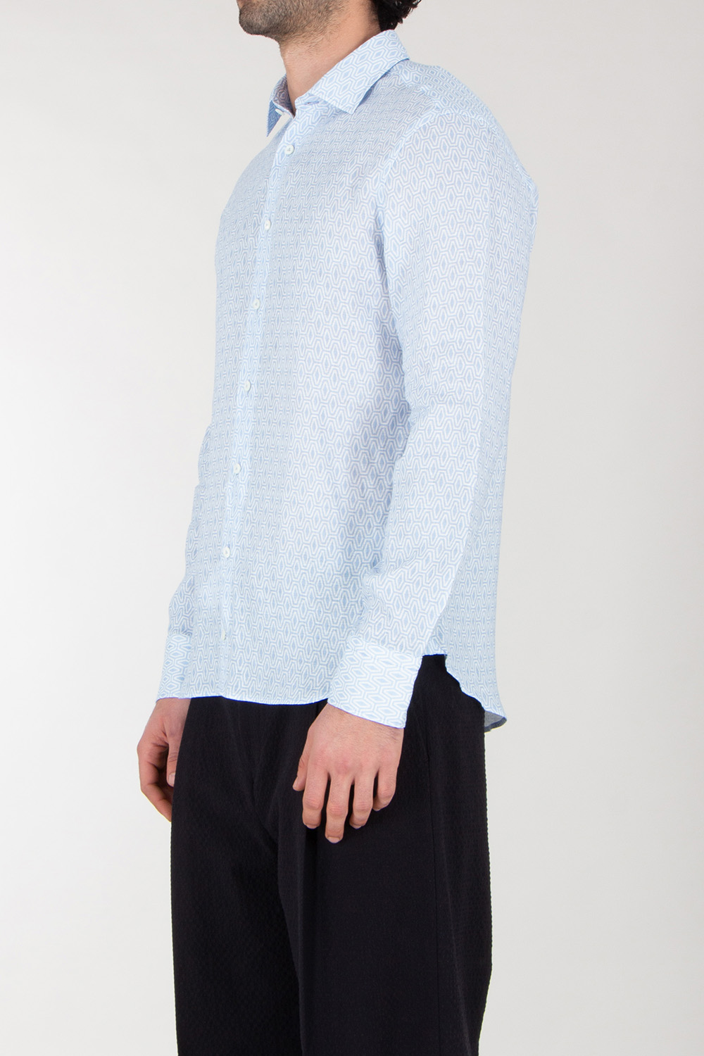 VAN LAACK Patterned Linen Shirt Retin
