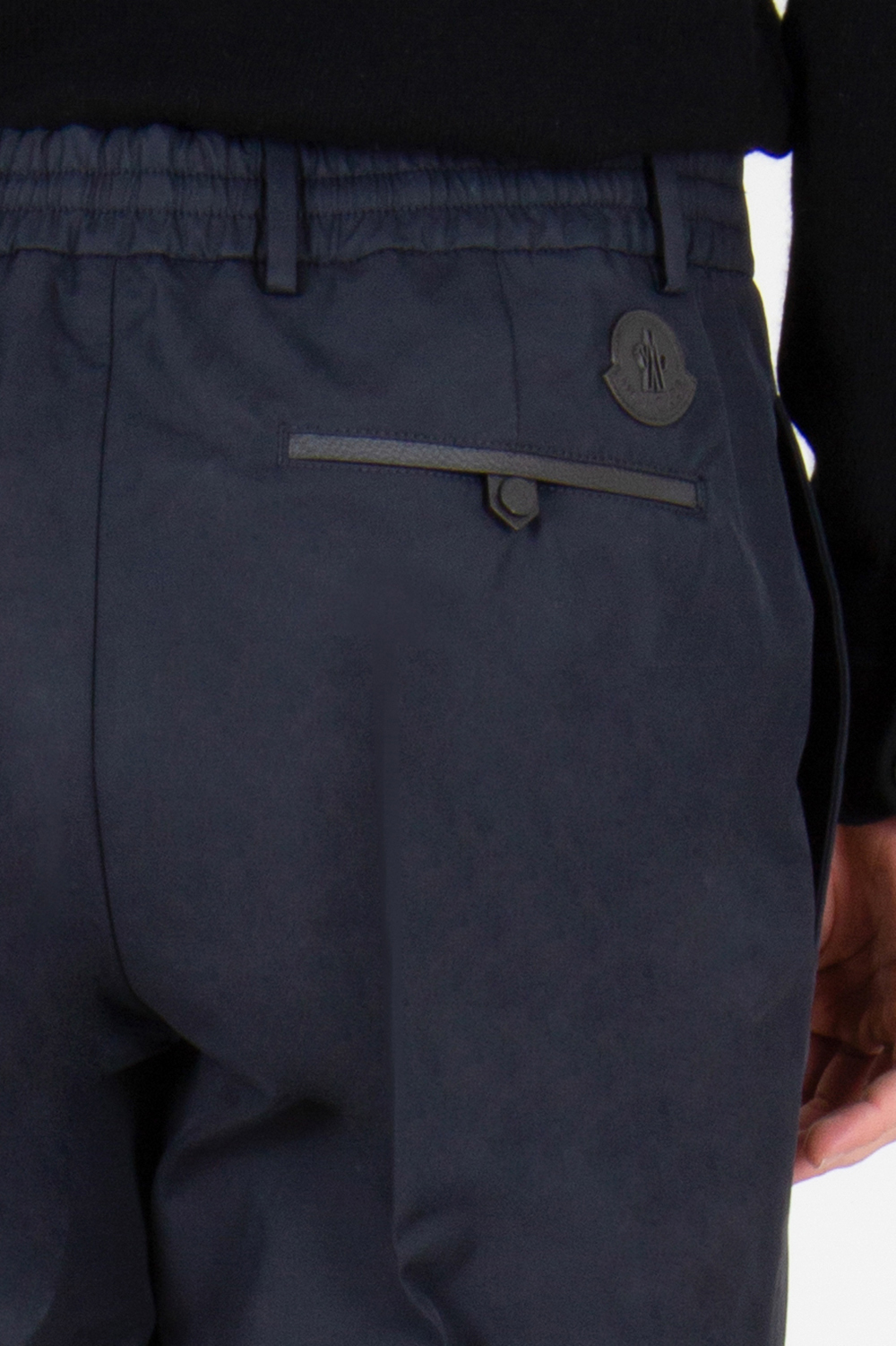 MONCLER Regular Fit Technical Cotton-BNylon Blend Pants