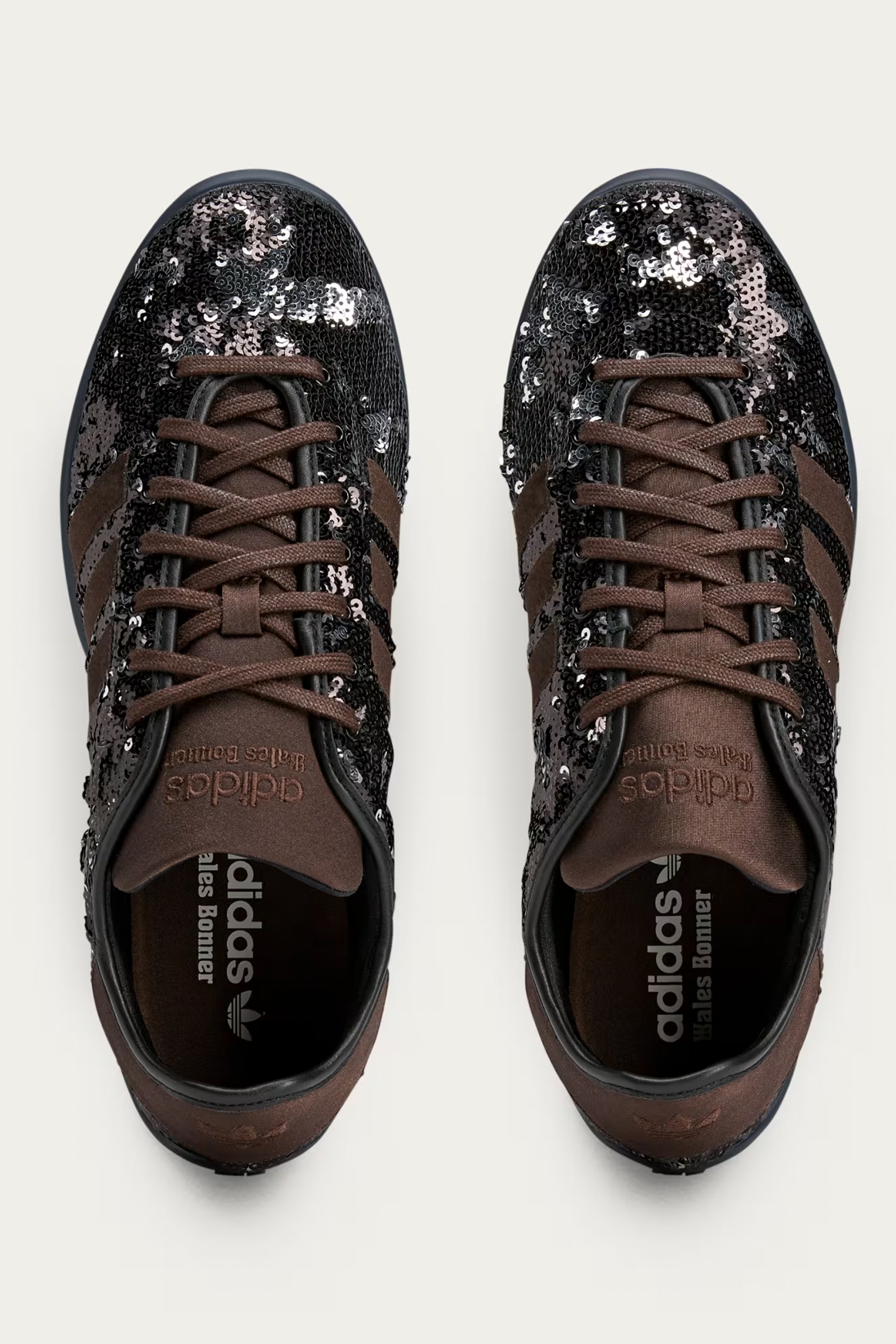 ADIDAS X Wales Bonner Sequin Sneakers Karintha Lo Bekleidung, Schuhwerk, Schuh, Sneaker, Wildleder
