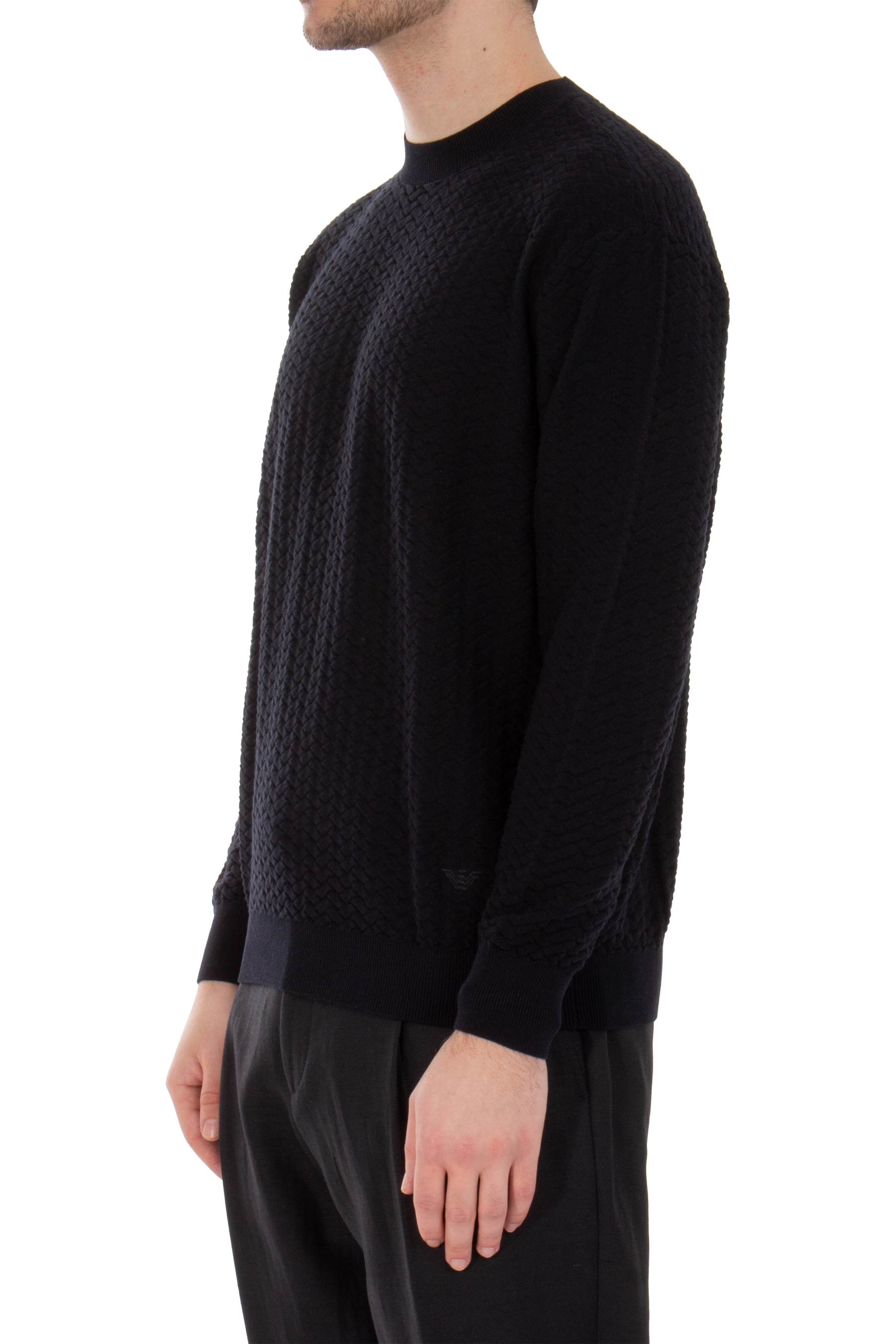 EMPORIO ARMANI Cotton Knit Sweater EMPORIO ARMANI Cotton Knit Sweater