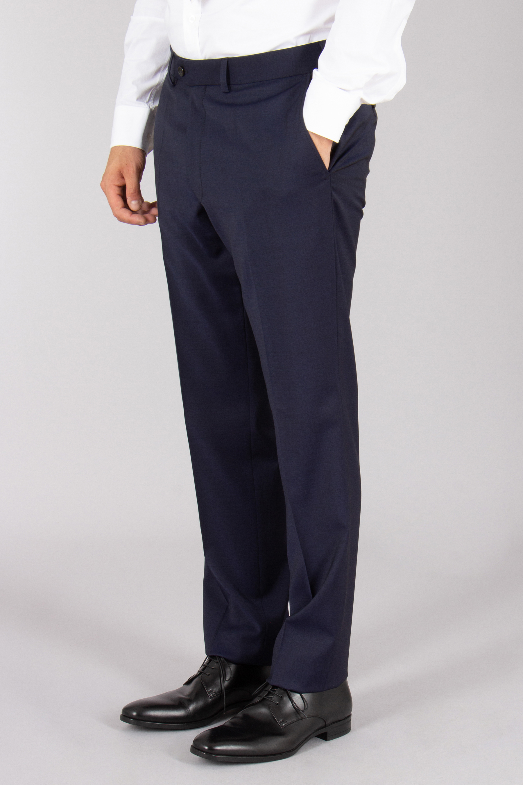 DRESSLER Shaped Fit Virgin Wool Pants Jeff Hosen, Erwachsener, Männlich, Mann, Person