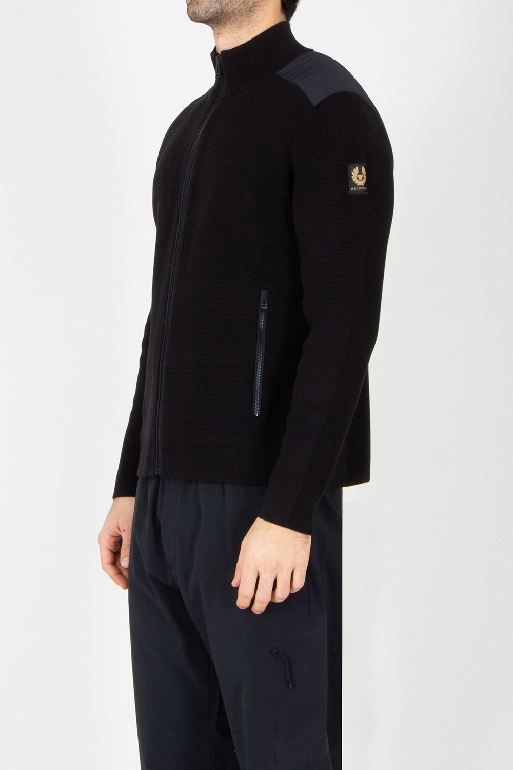 BELSTAFF Reguar Fit Organic Cotton Zip Cardigan Verge 