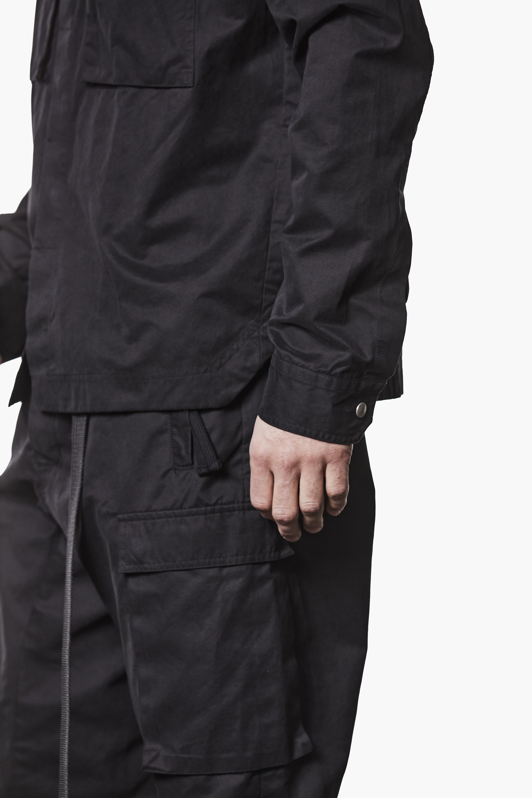 THOM KROM Regular Fit Peached Cotton Blend Overshirt Bekleidung, Mantel, Langarm, Jacke, Hosen