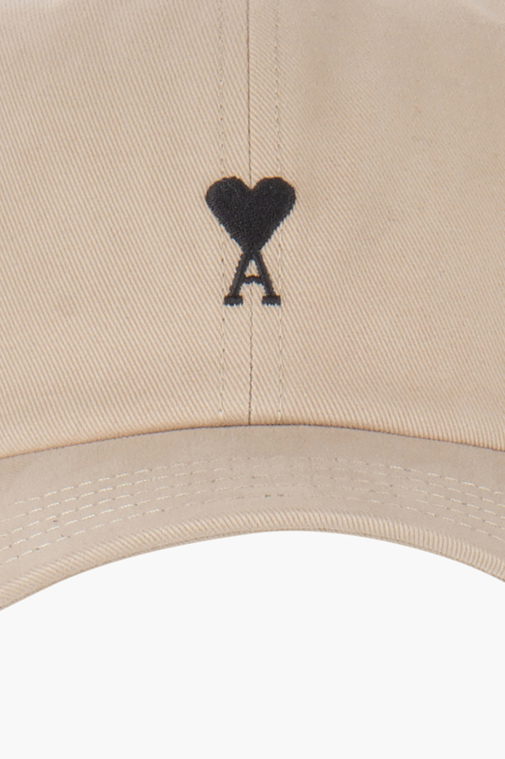AMI PARIS Ami De Coeur Cotton Gabardine Cap