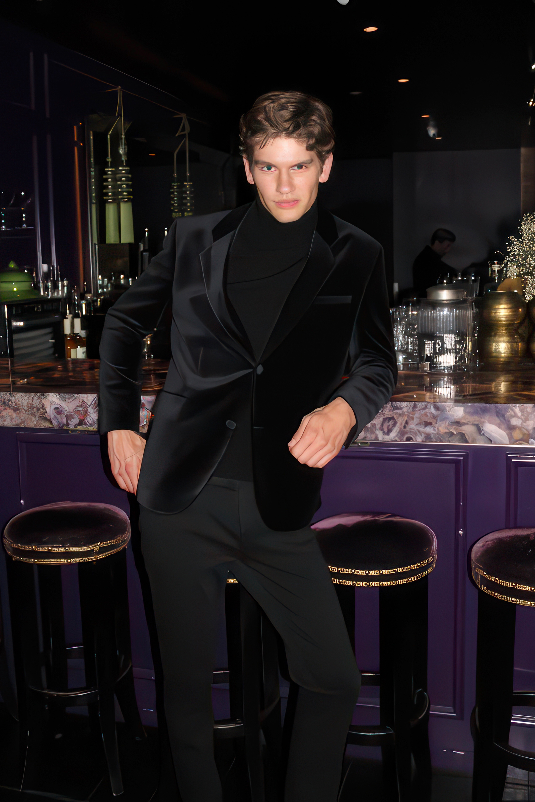 Kneipe, Bartheke, Erwachsener, Mann, Person