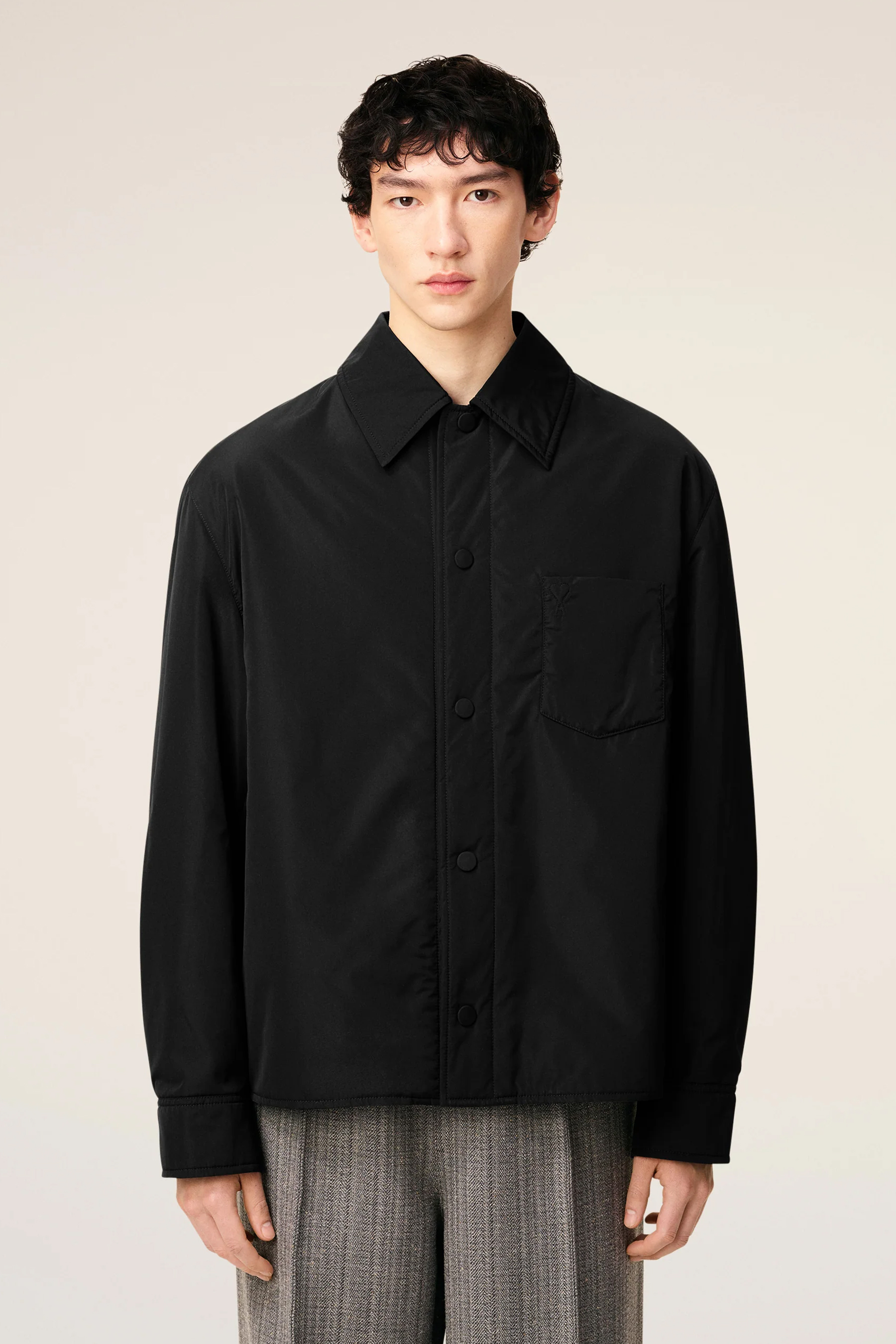 Hemd, Langarm, Mantel, Bluse, Person