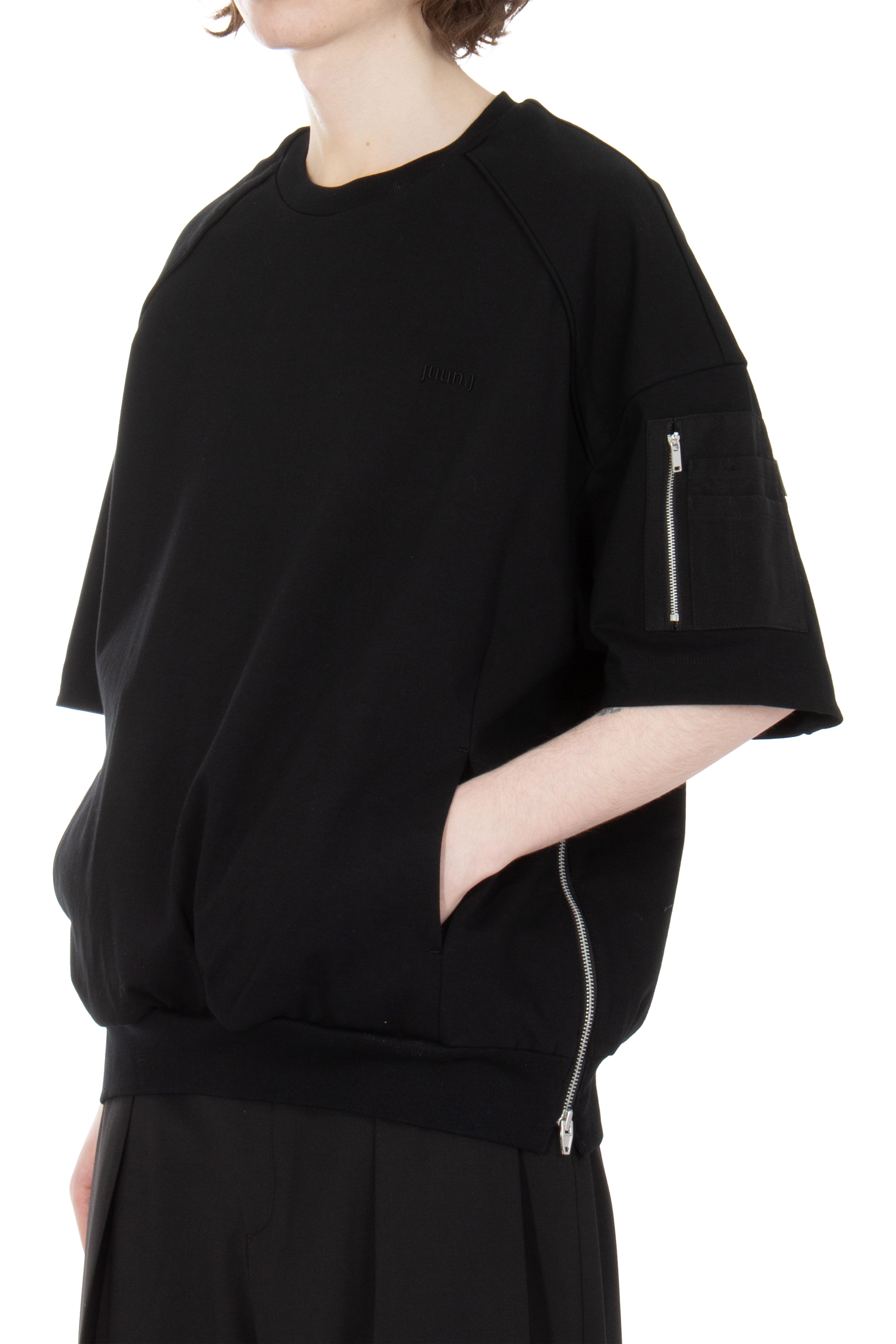 JUUN.J Embroidered Lightweight Cotton T-Shirt