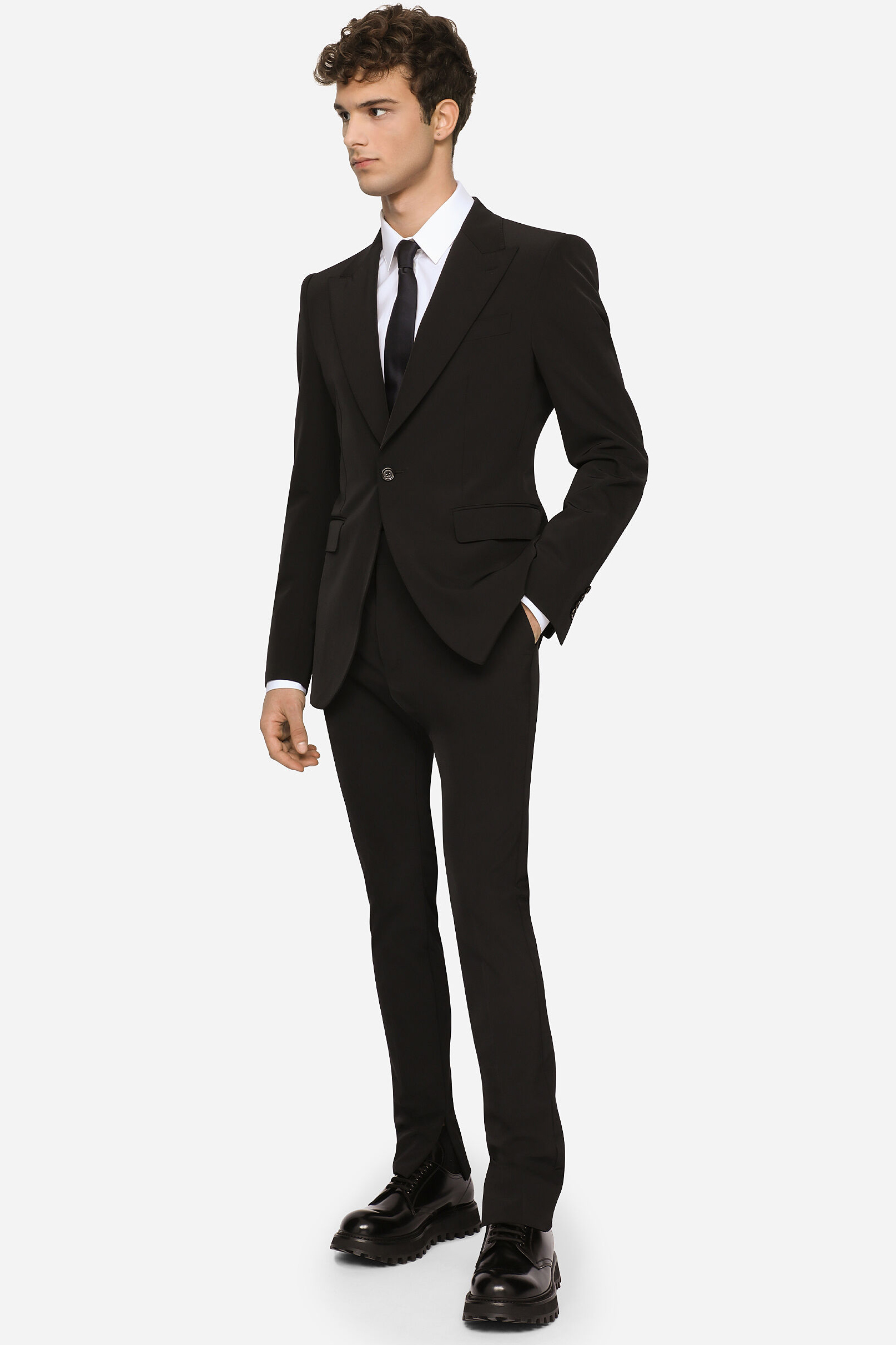 DOLCE & GABBANA Sicilia-Fit Stretch Technical Fabric Jacket DOLCE & GABBANA Sicilia-Fit Stretch Technical Fabric Jacket