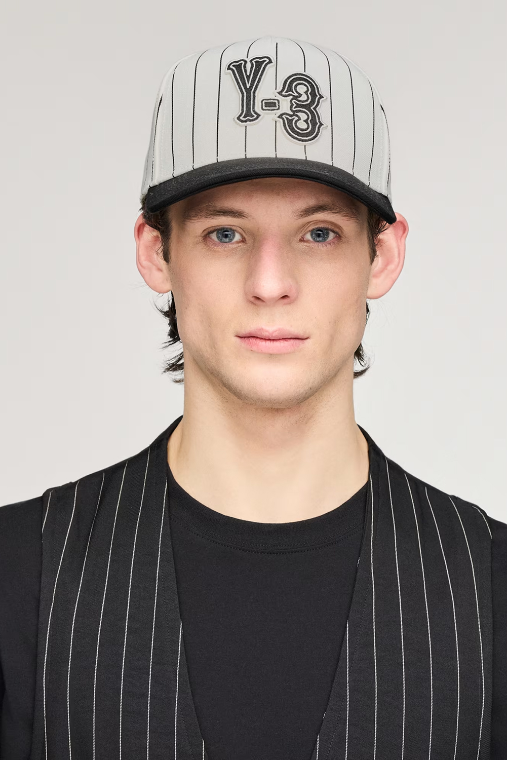 Y-3 Pinstripe Twill Cap