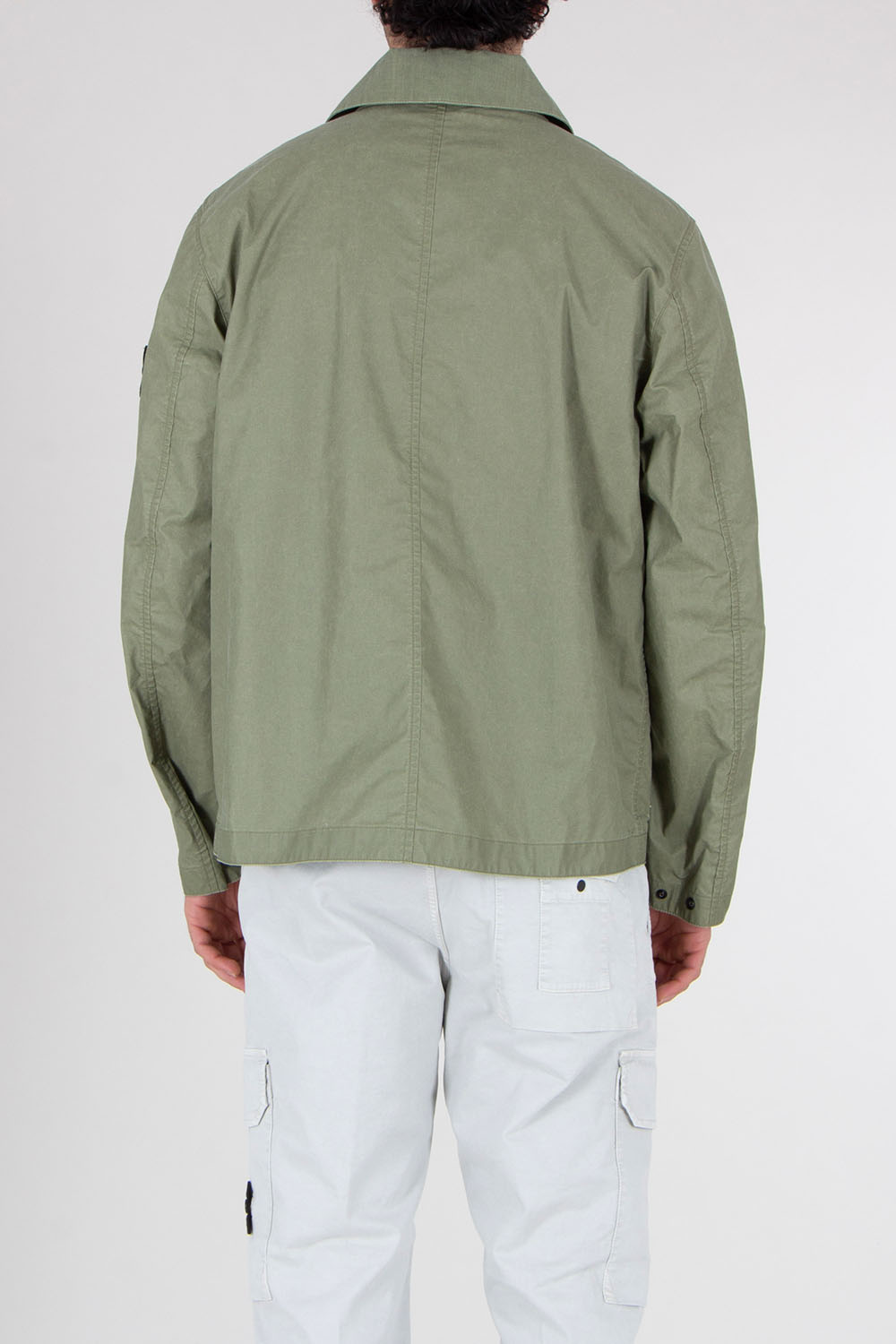 STONE ISLAND Regular Fit Coated Coach Jacket