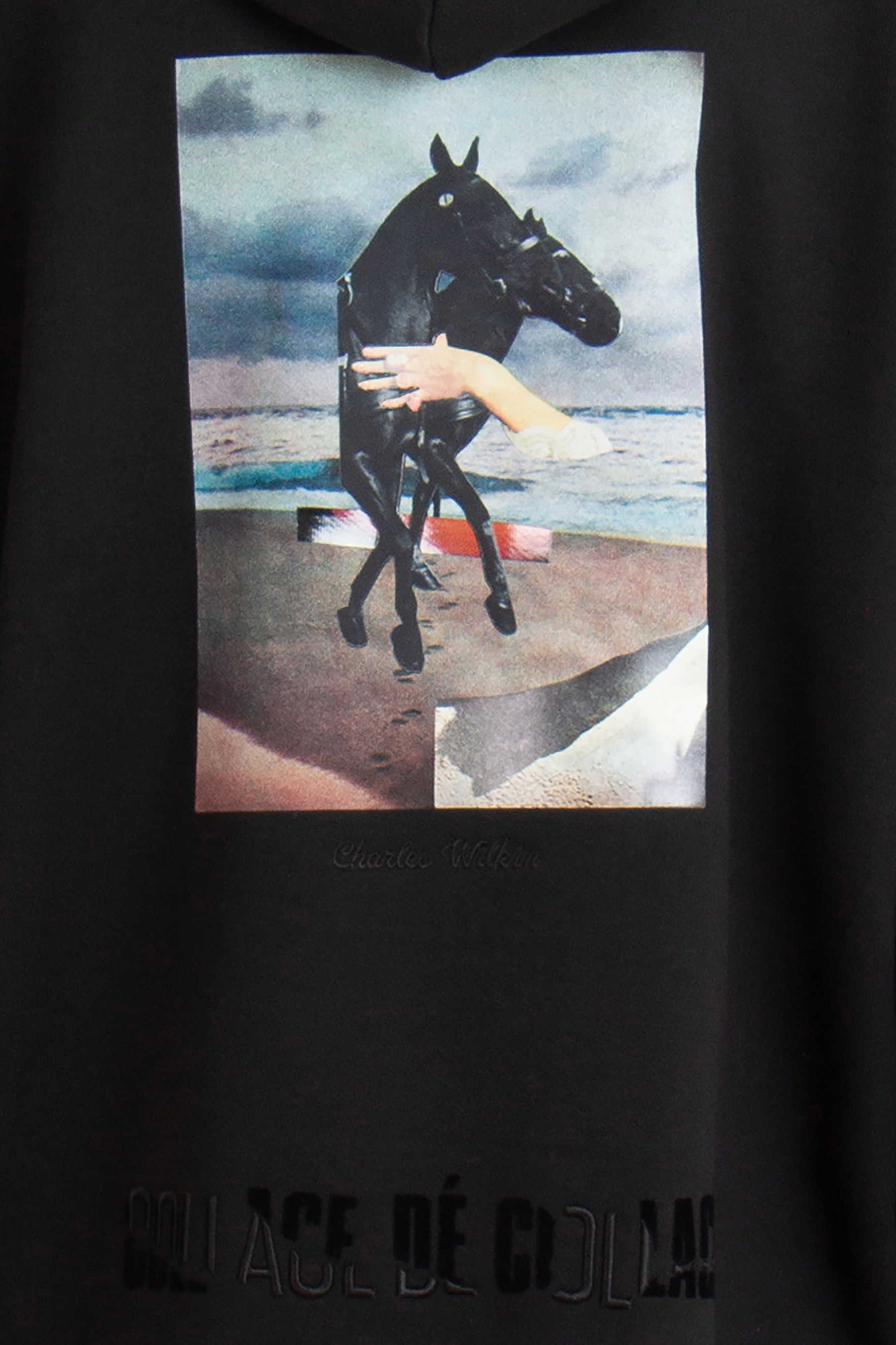 JUUN.J Charles Wilkin Print Cotton Hoodie JUUN.J Charles Wilkin Print Cotton Hoodie