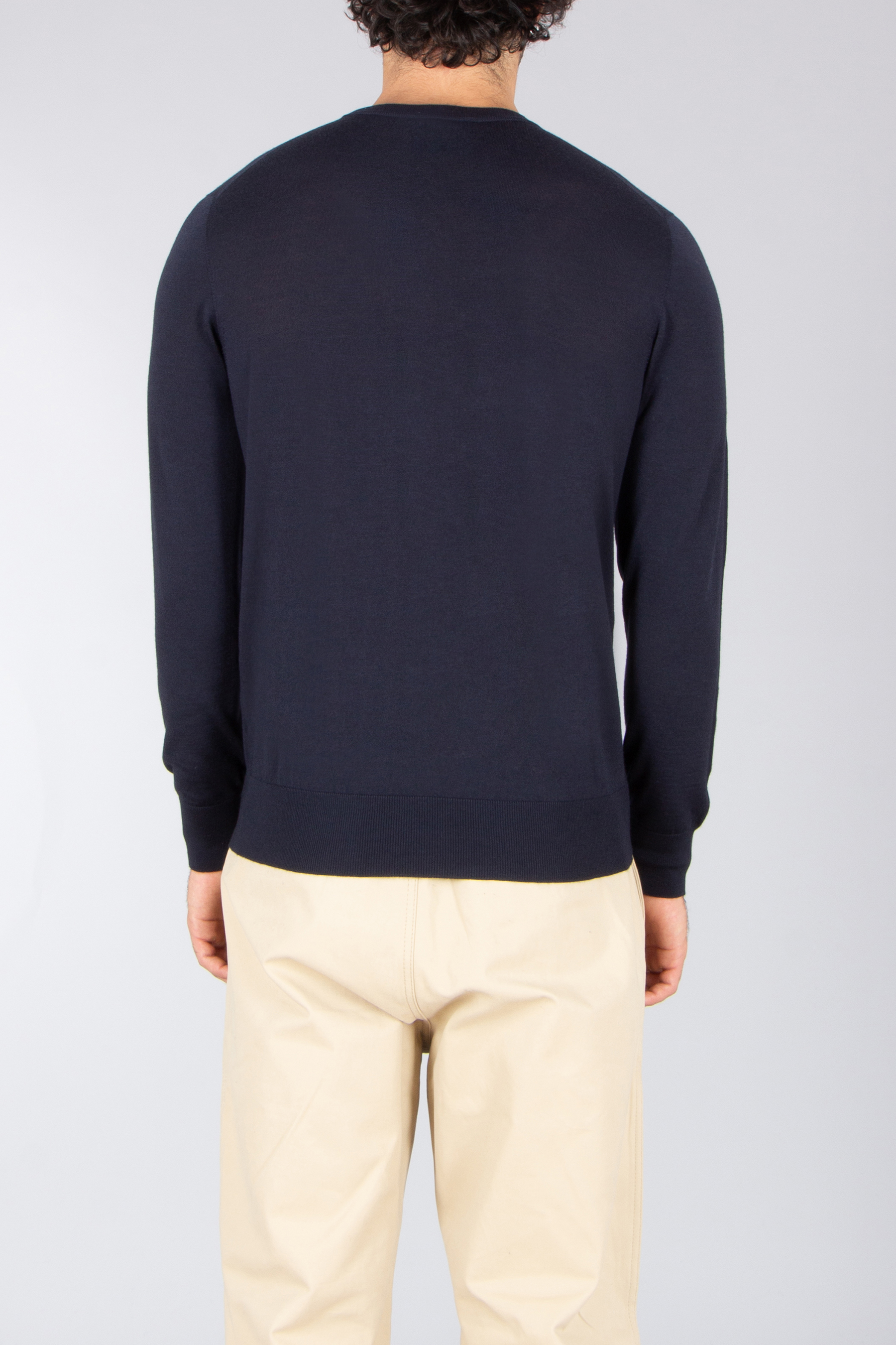 SEASE Regular Fit Ultra Fine Virgin Wool Sweater Lasca Langarm, Pullover, Erwachsener, Mann, Person