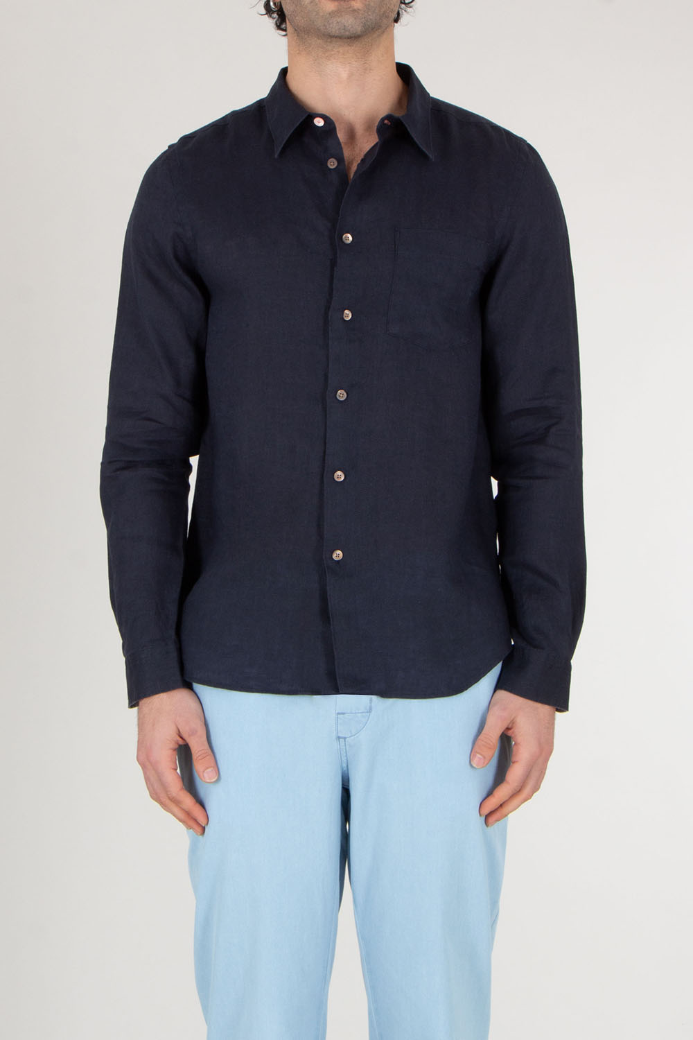 PAUL SMITH Regular Fit Linen Shirt 