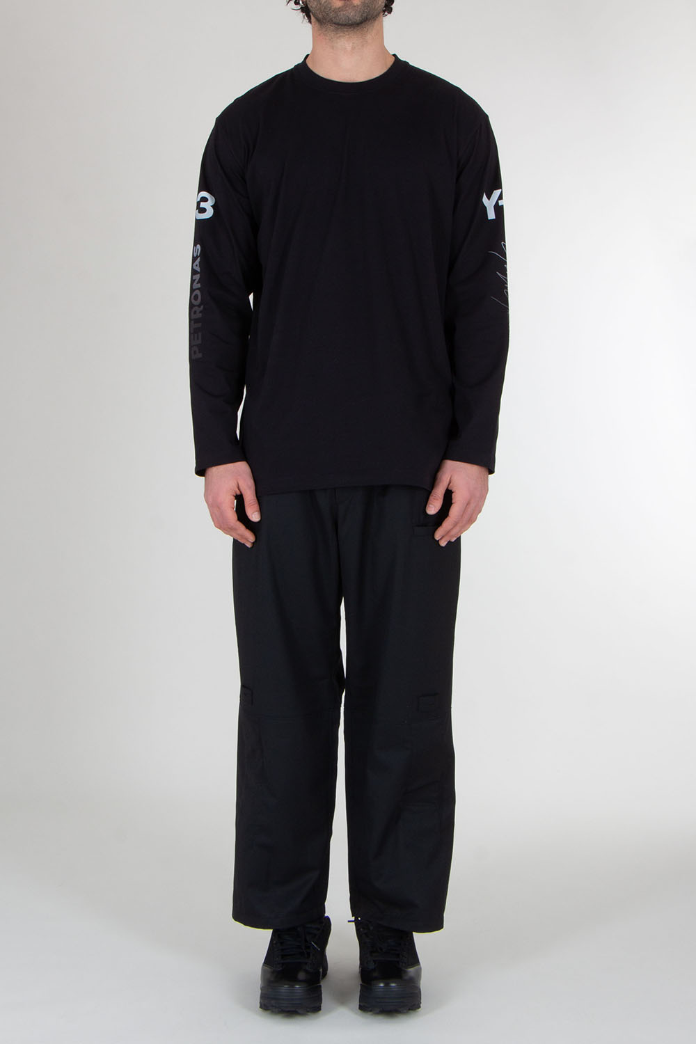 Y-3 x MERCEDES AMG PETRONAS Regular Fit Cotton Longsleeve
