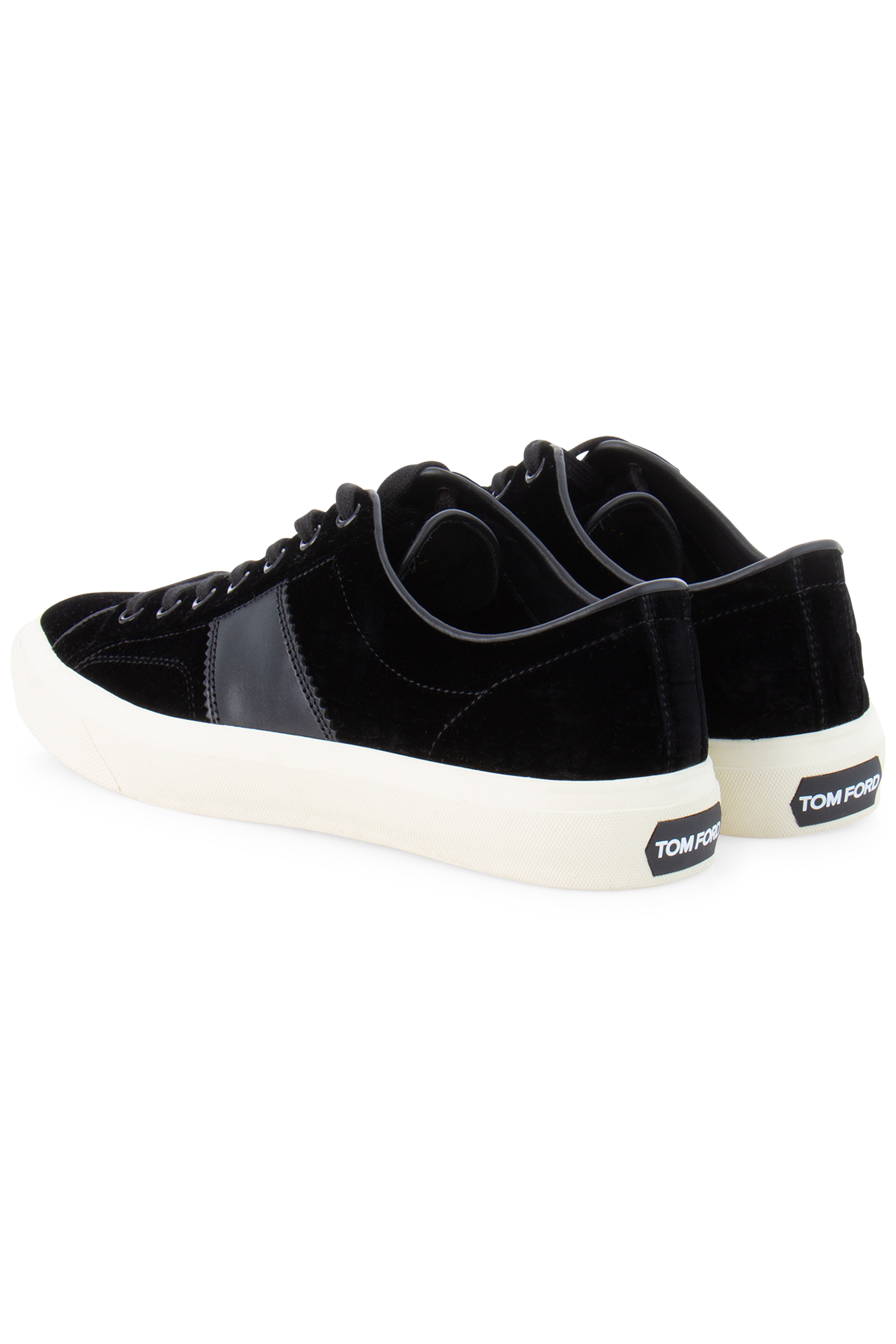 TOM FORD Velvet Lace Up Sneakers Cambridge TOM FORD Velvet Lace Up Sneakers Cambridge