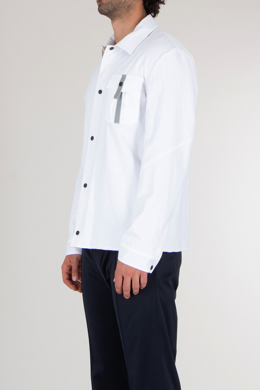 SEASE Slim Fit Hemp Overshirt Jacket Jib Set