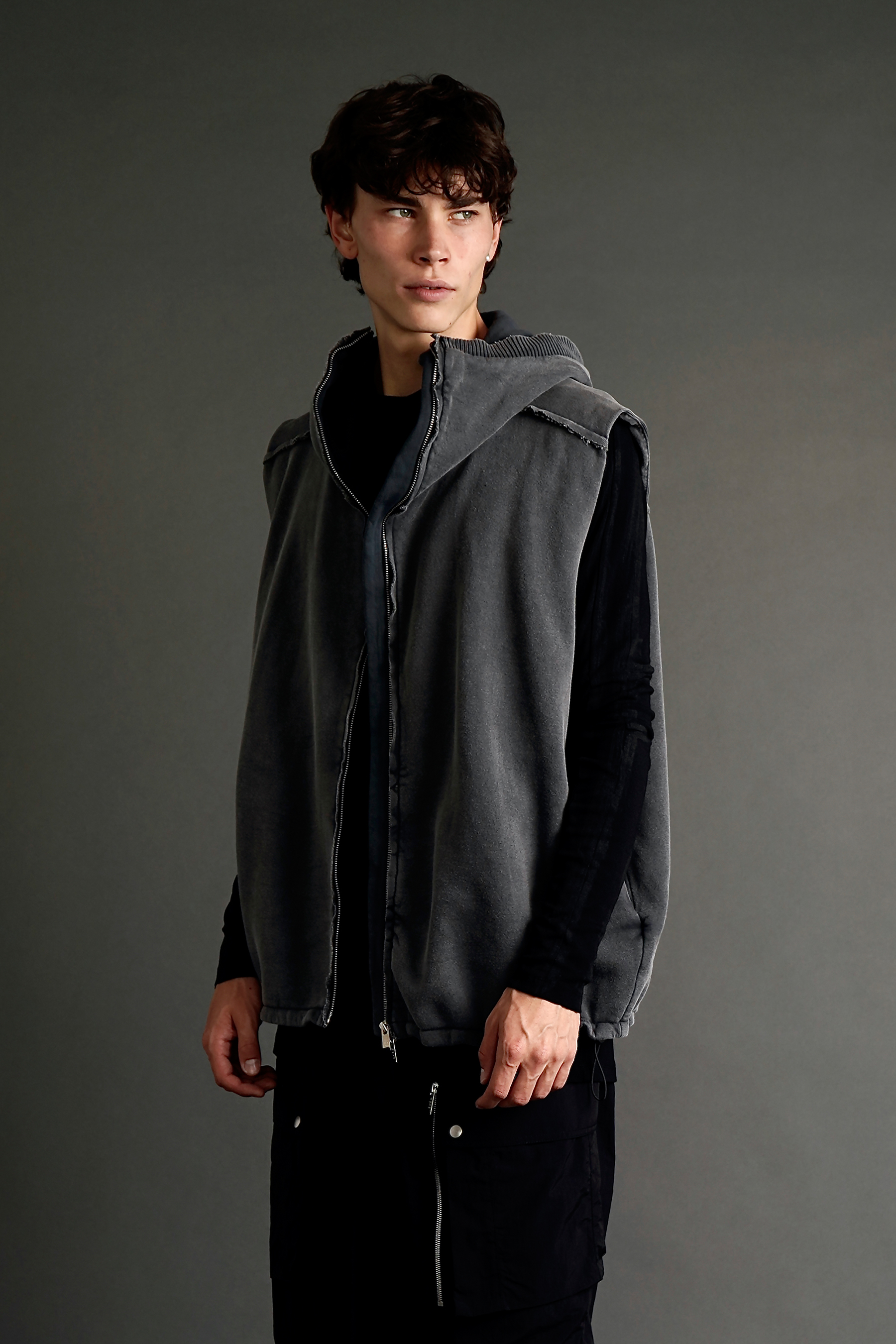Mantel, Jacke, Person, Pullover, Langarm