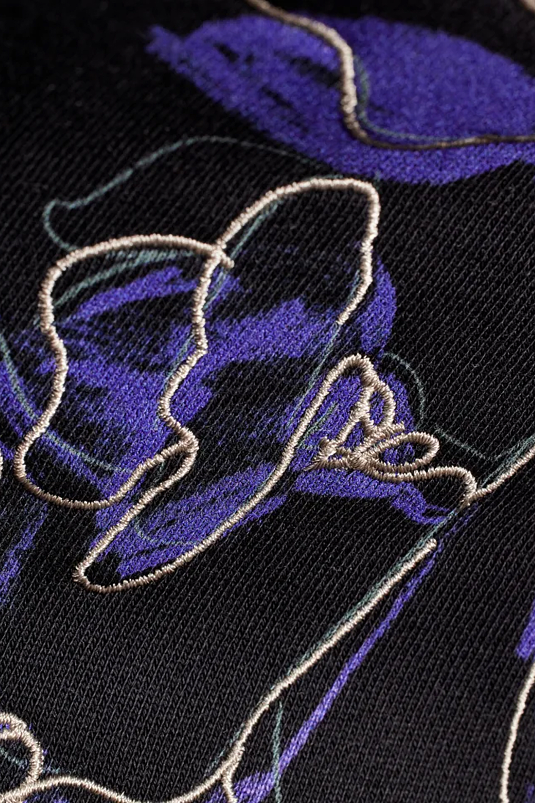 PAUL SMITH Laurel Embroidered Organic Cotton Sweatshirt PAUL SMITH Laurel Embroidered Organic Cotton Sweatshirt