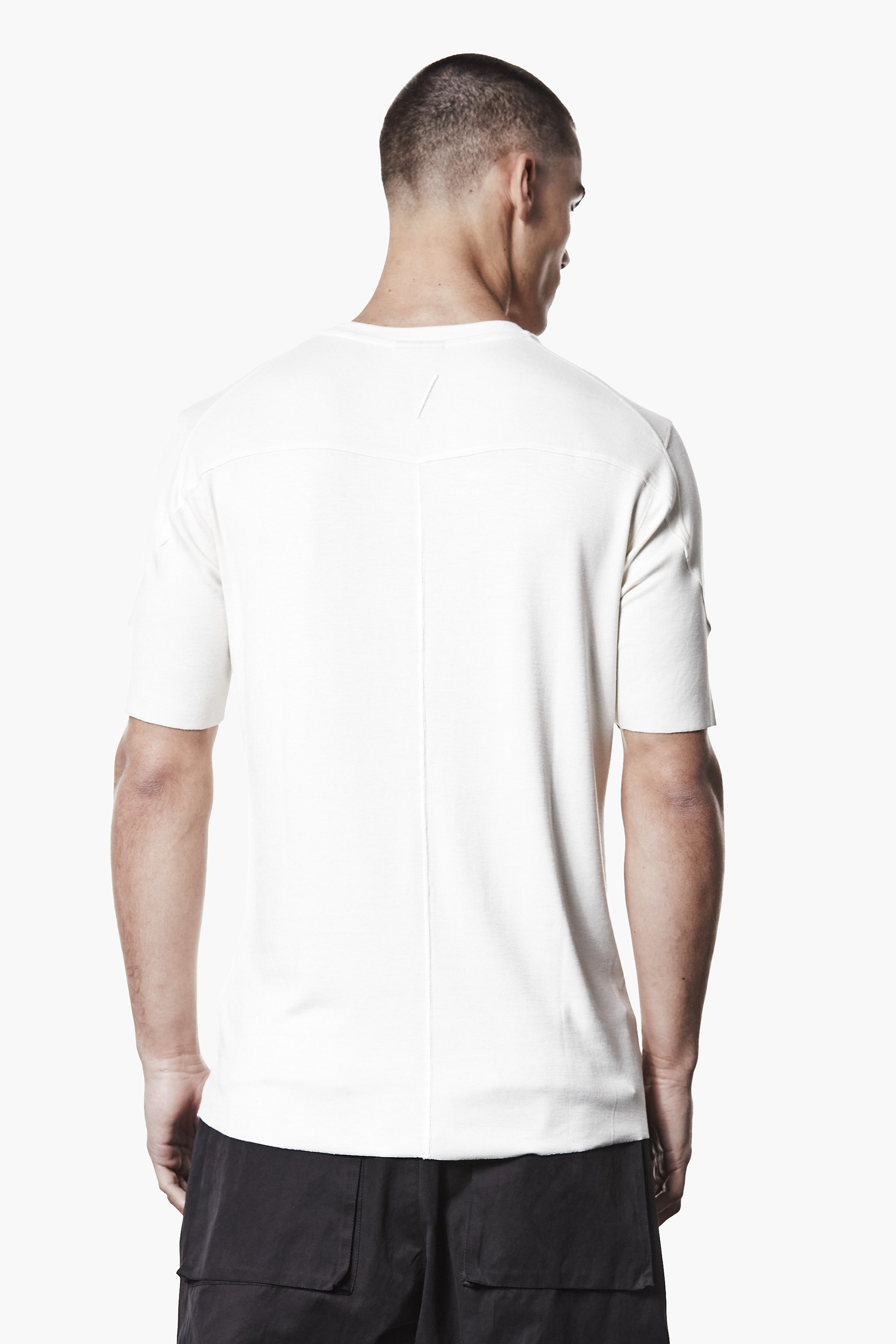 THOM KROM Slim Fit Viscose Stretch Round Neck T-Shirt T-shirt, Erwachsener, Männlich, Mann, Person
