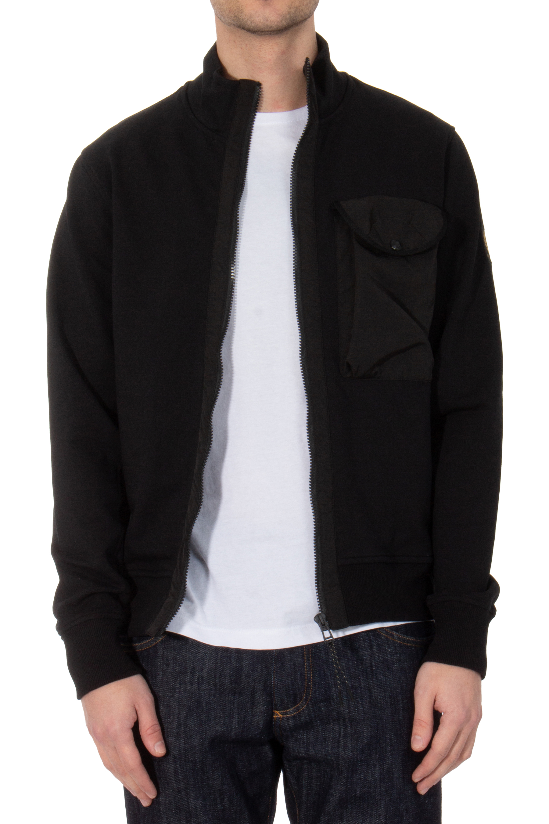 BELSTAFF Cotton Stretch Sweat Jacket Transit BELSTAFF Cotton Stretch Sweat Jacket Transit