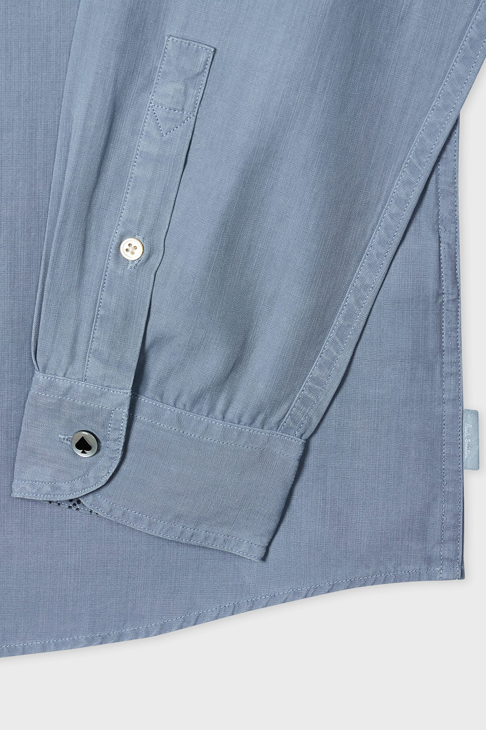 PAUL SMITH Regular Fit Lyocell-Cotton Slub Shirt