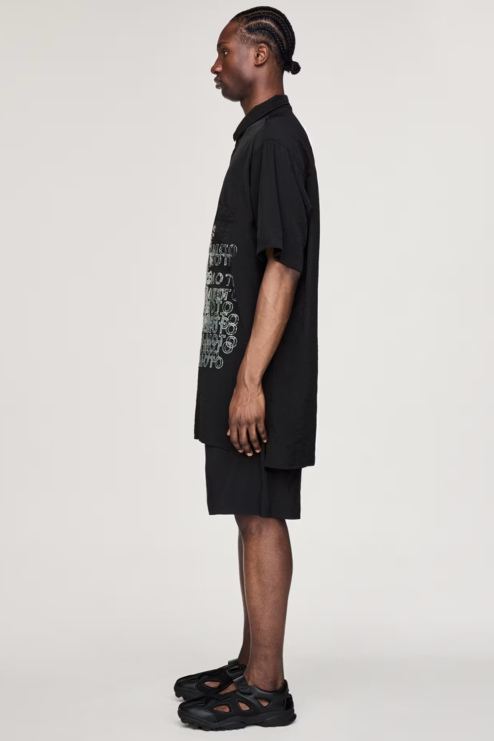 Y-3 Oversized Printed Short Sleeve Shirt