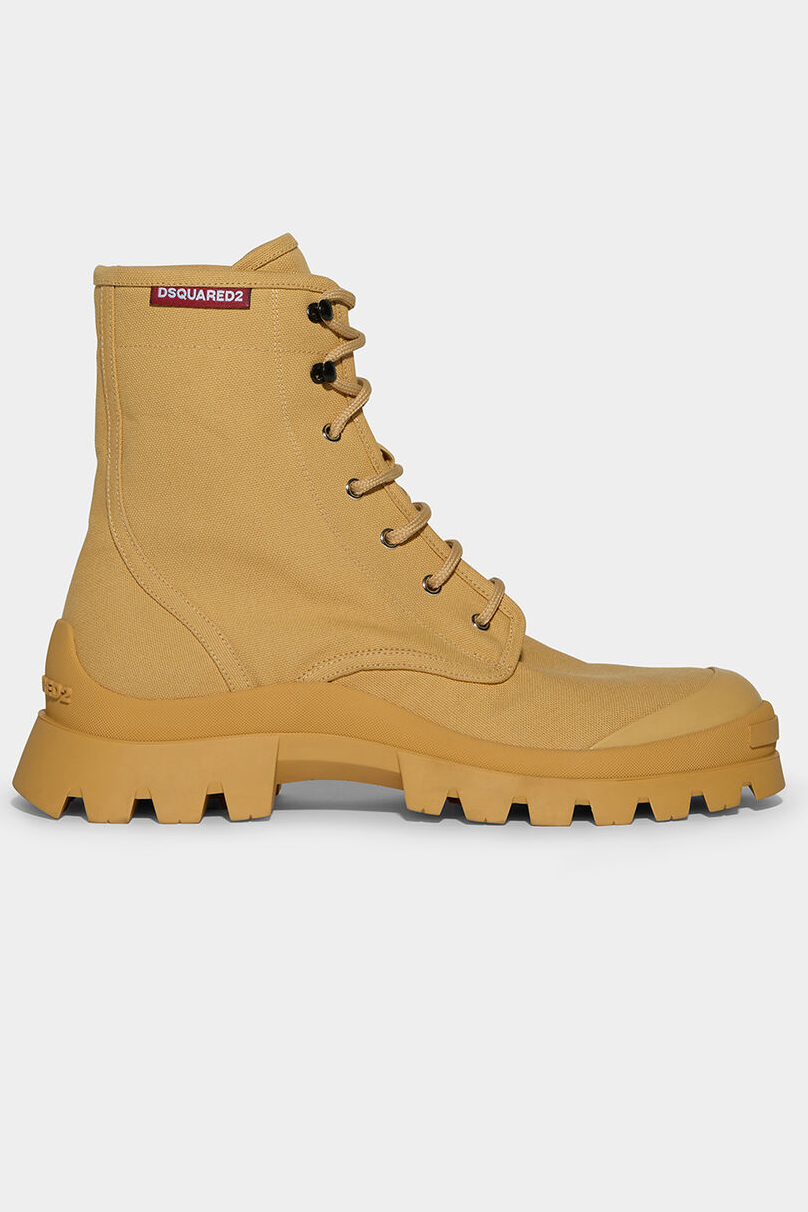 DSQUARED2 Canvas Tank Combat Boots DSQUARED2 Canvas Tank Combat Boots