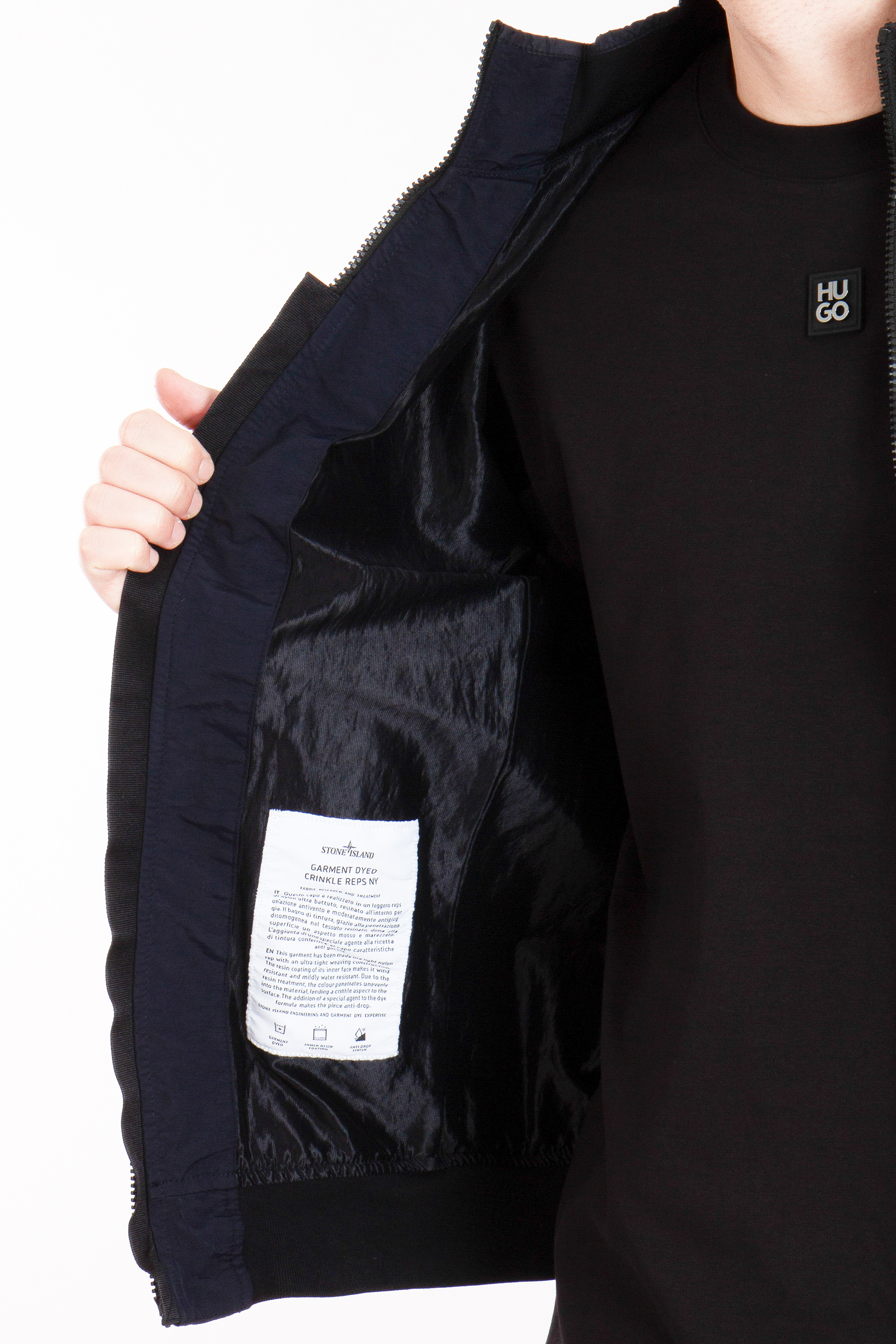 STONE ISLAND Crinkle Reps Recycled Nylon Jacket STONE ISLAND Crinkle Reps Recycled Nylon Jacket
