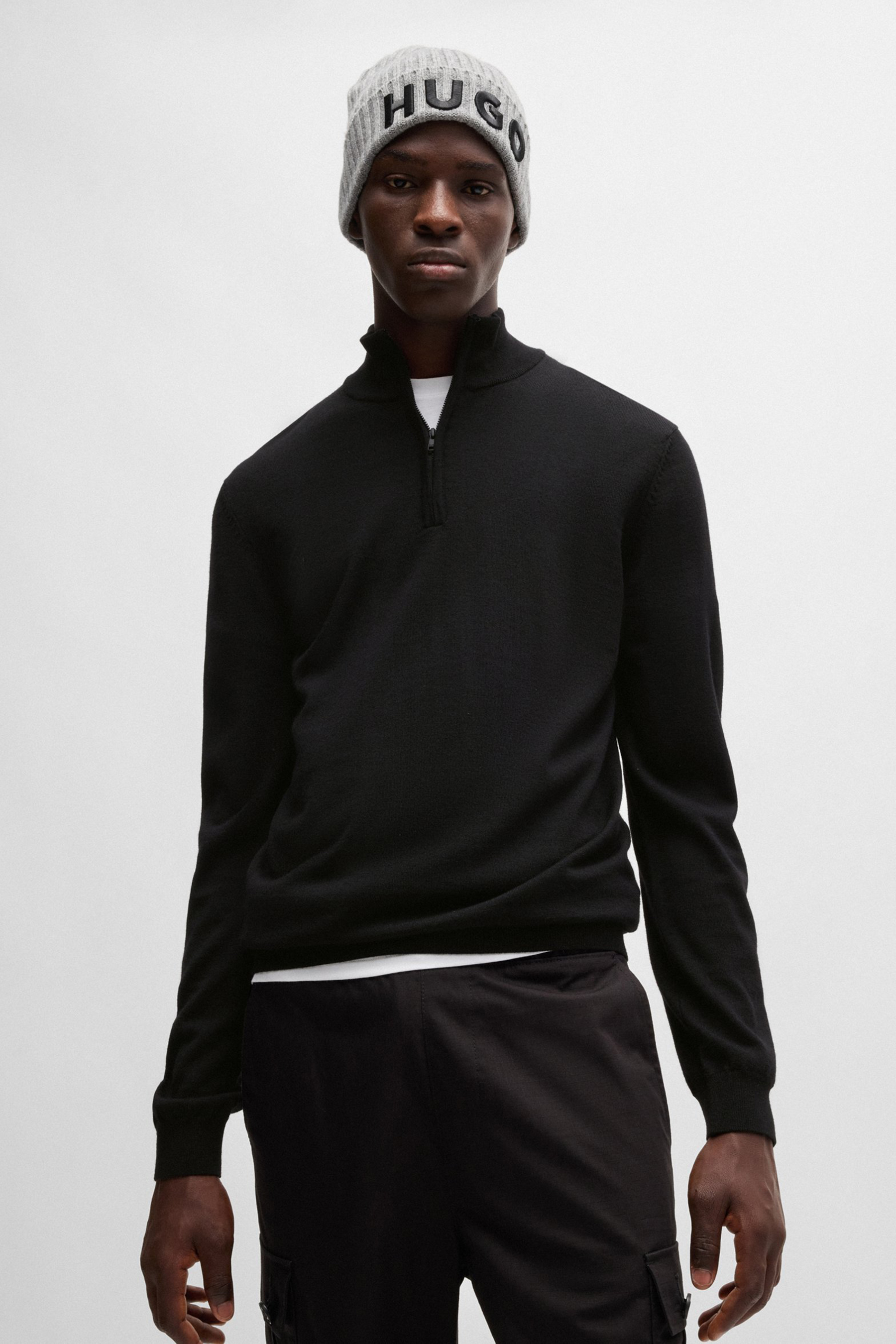 HUGO Virgin Wool Sweater San Quirin