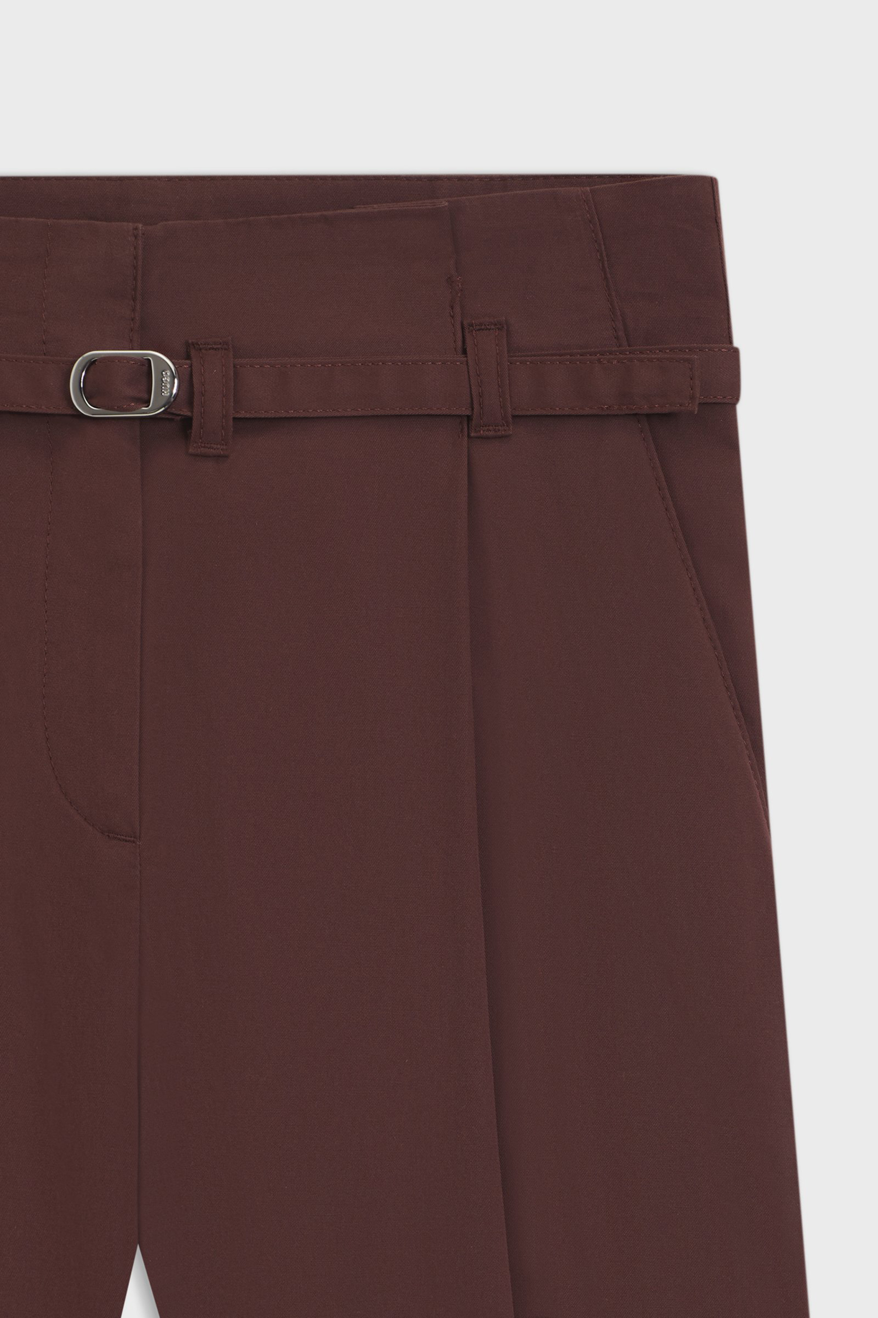 HUGO Tapered Fit Cotton Twill Pants Hazelda Bekleidung, Kurze Hosen, Hosen