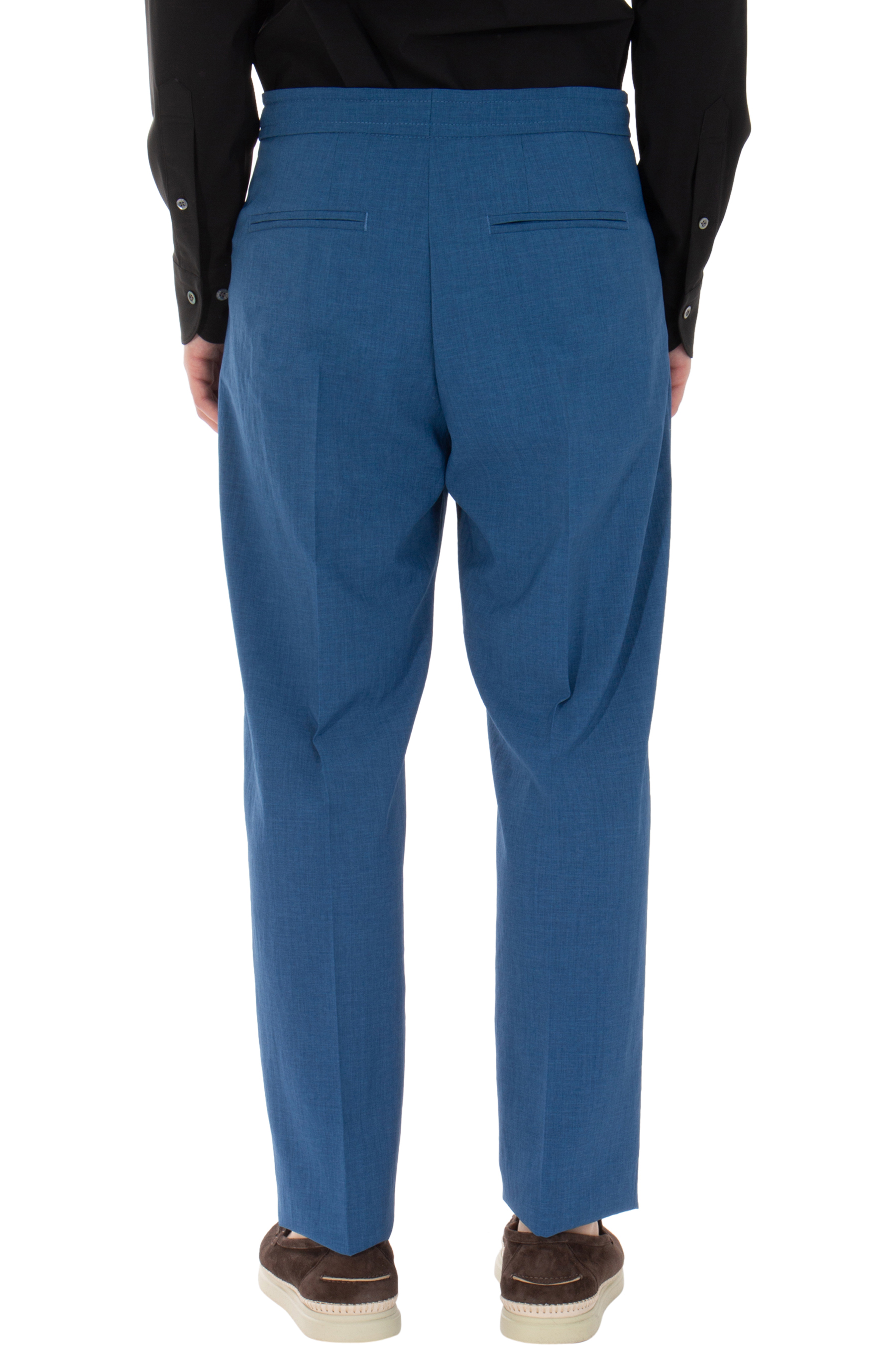 HUGO Modern-Fit Linen Optic Pants Teagan