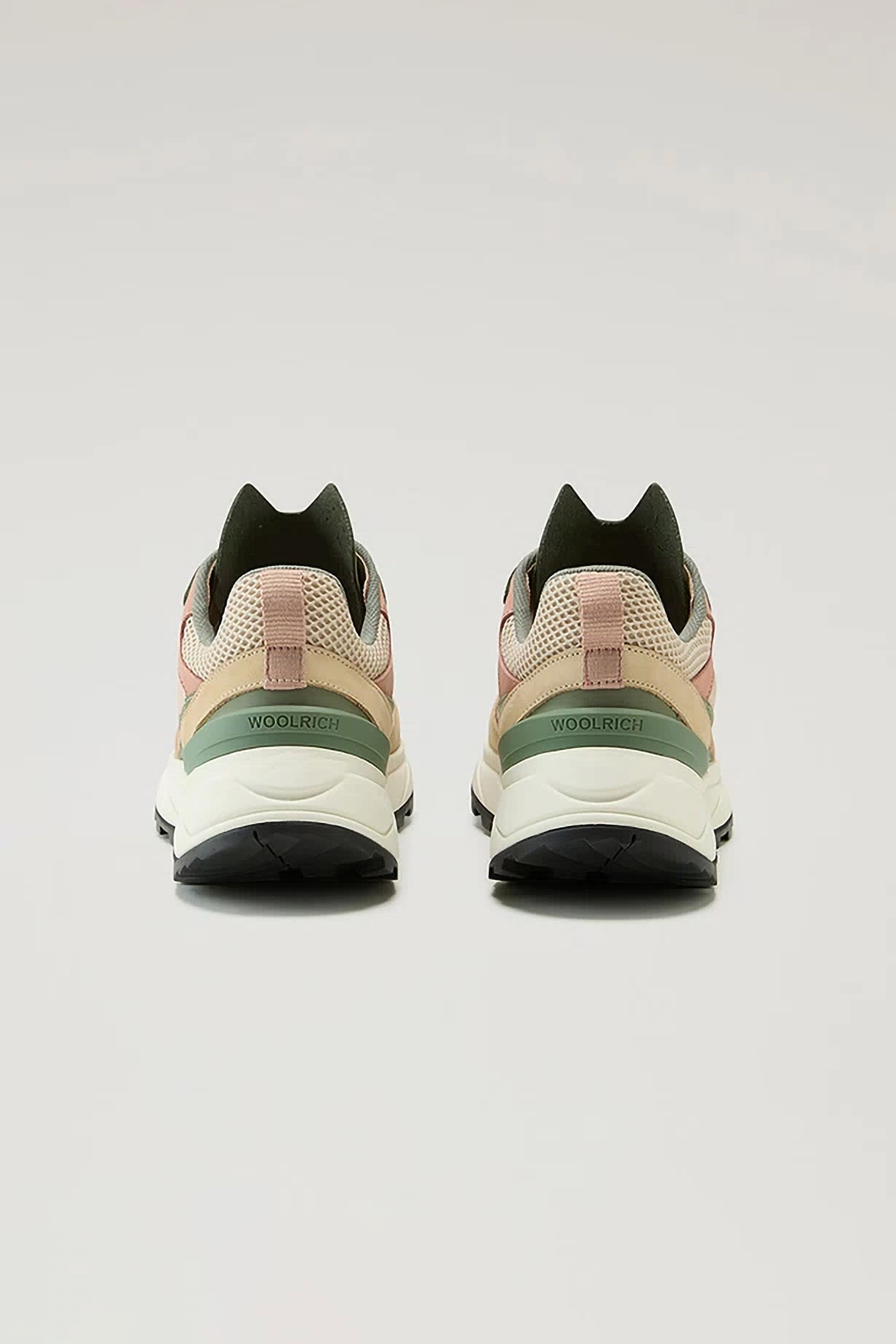 WOOLRICH Nubuk Leather & Ripstop Running Sneakers WOOLRICH Nubuk Leather & Ripstop Running Sneakers