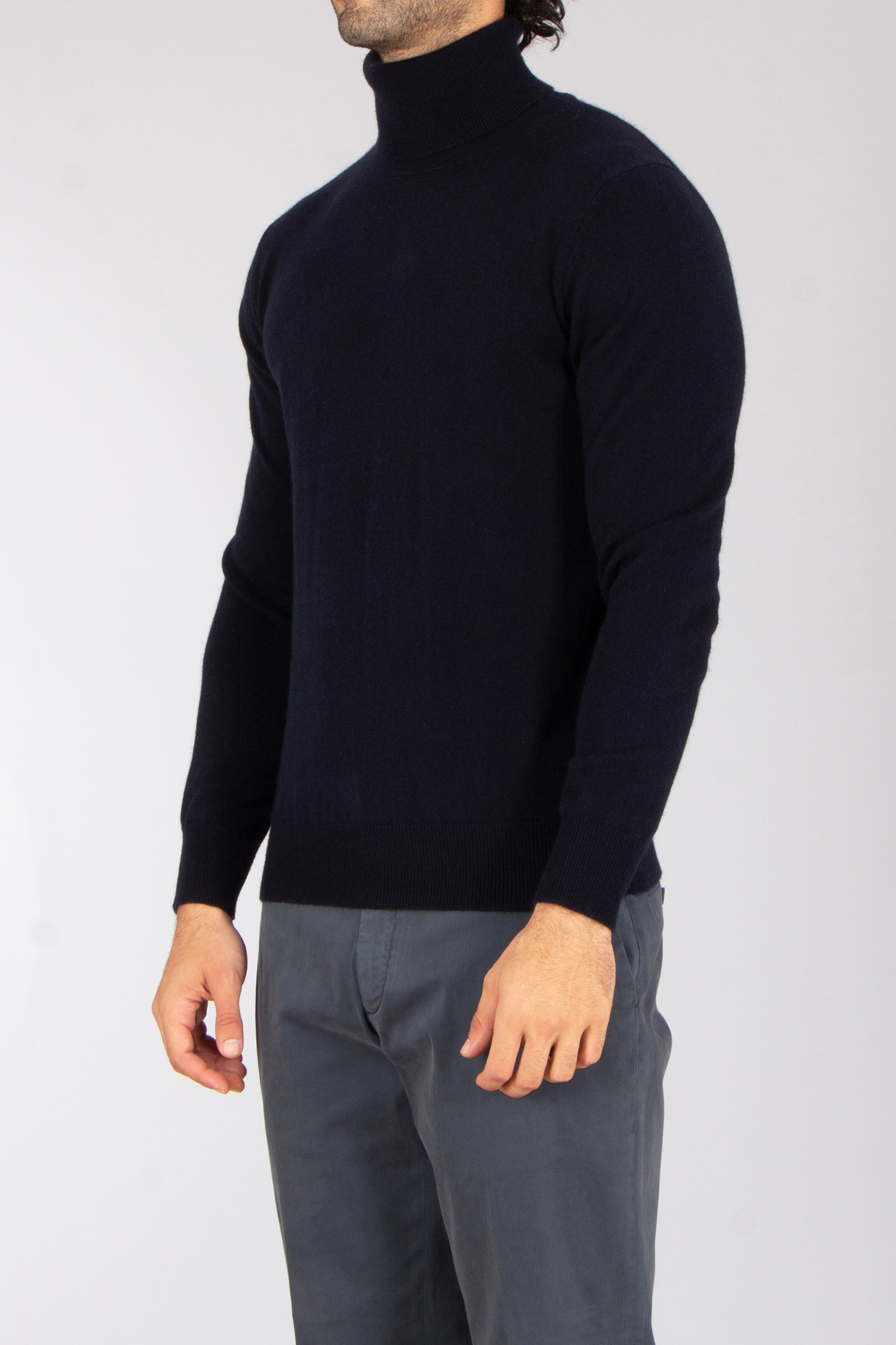ALLUDE Regular Fit Cashmere Turtleneck Sweater Langarm, Ärmel, Strickwaren, Pullover, Hosen