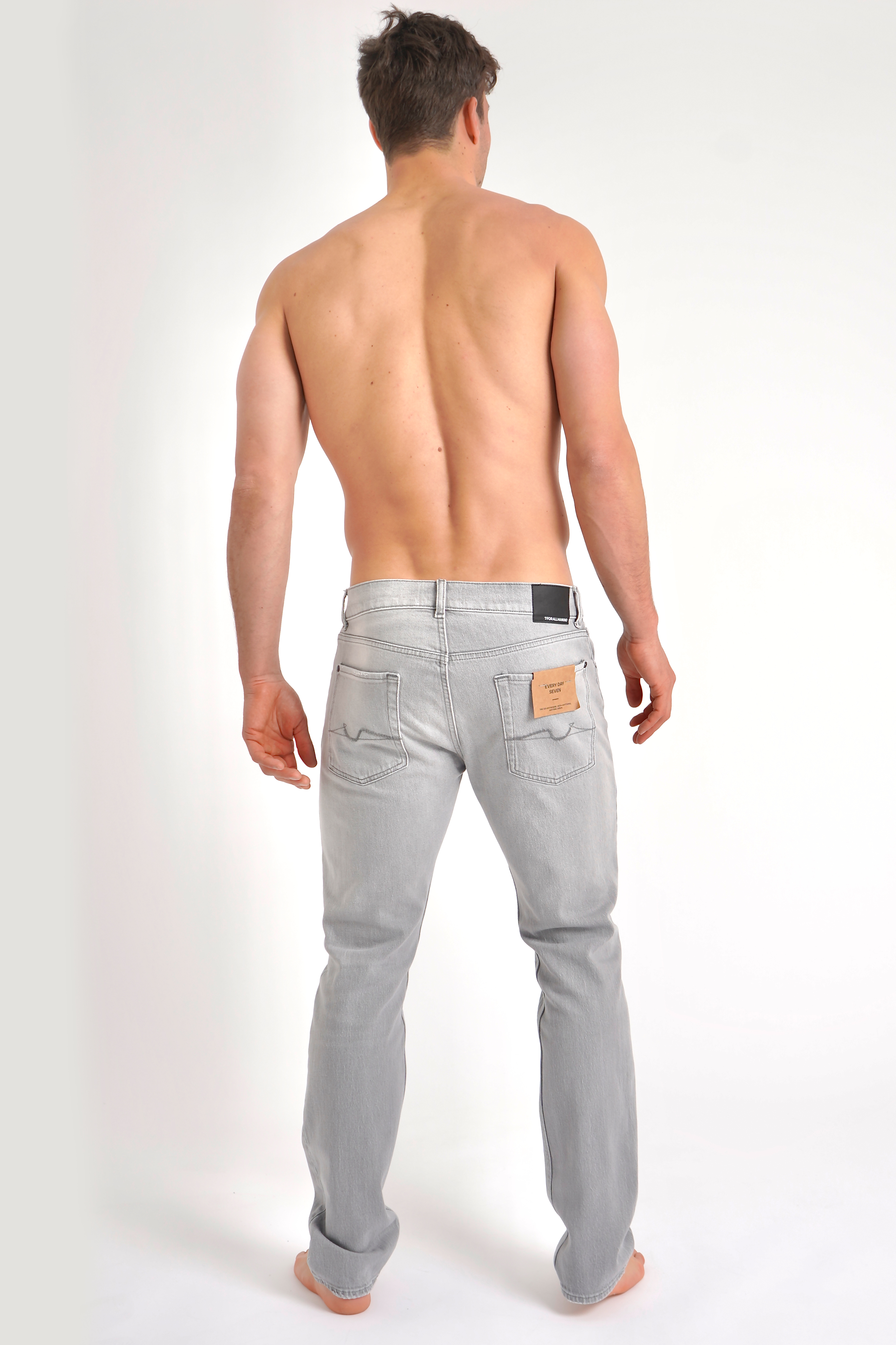 7 FOR ALL MANKIND Cotton Stretch Jeans The Straight 