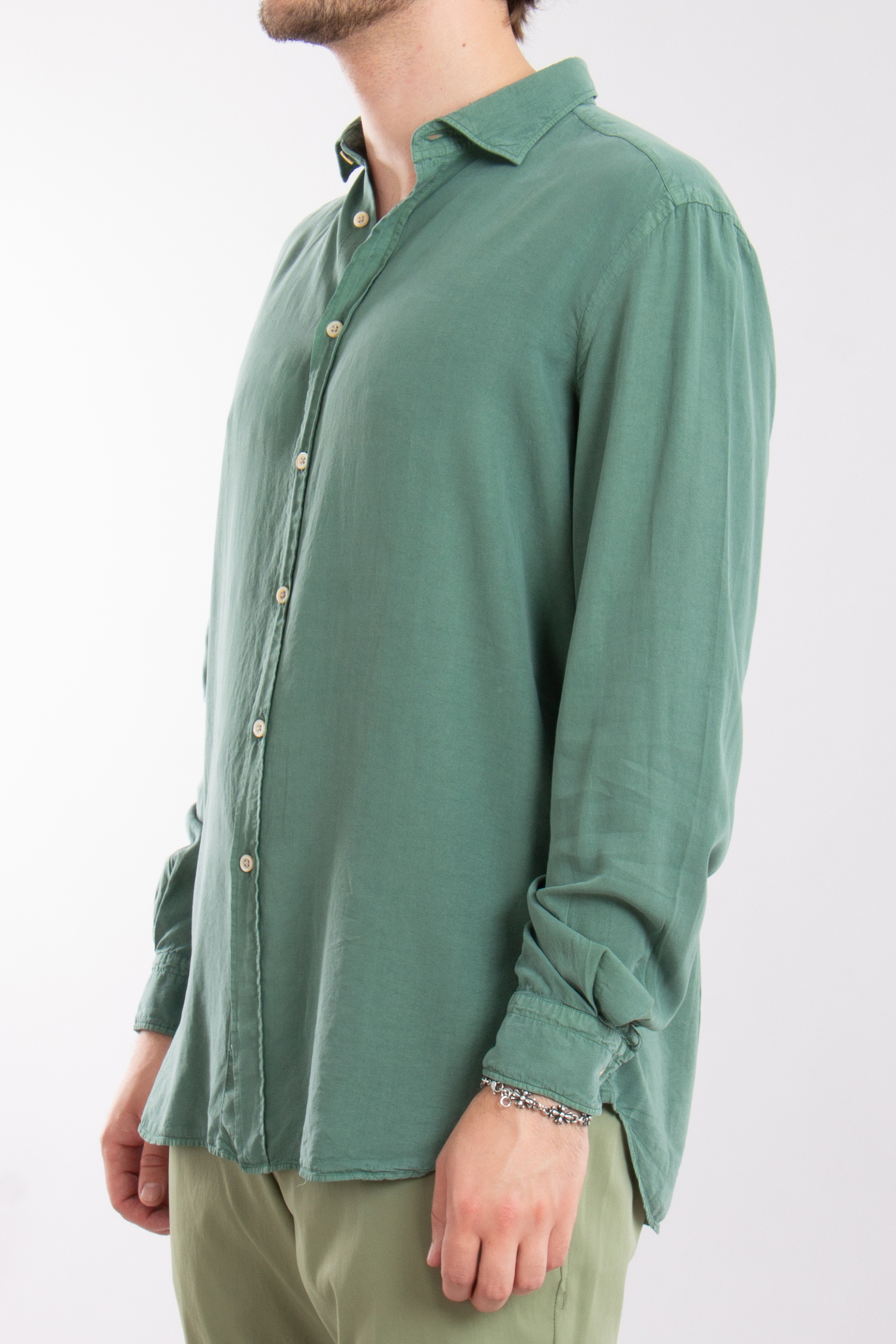 BOGLIOLI Regular Fit Four Elements Tencel Shirt BOGLIOLI Regular Fit Four Elements Tencel Shirt